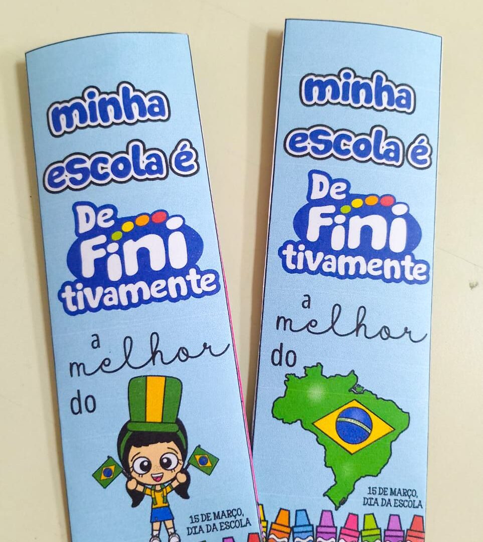 Lembrancinha deFINItivamente dia da escola