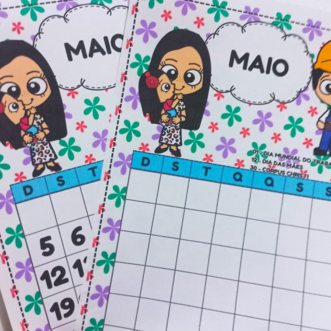 CALENDÁRIO MAIO 2024