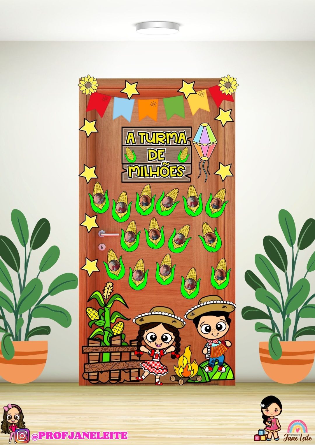 Painel de porta Turma de milhões