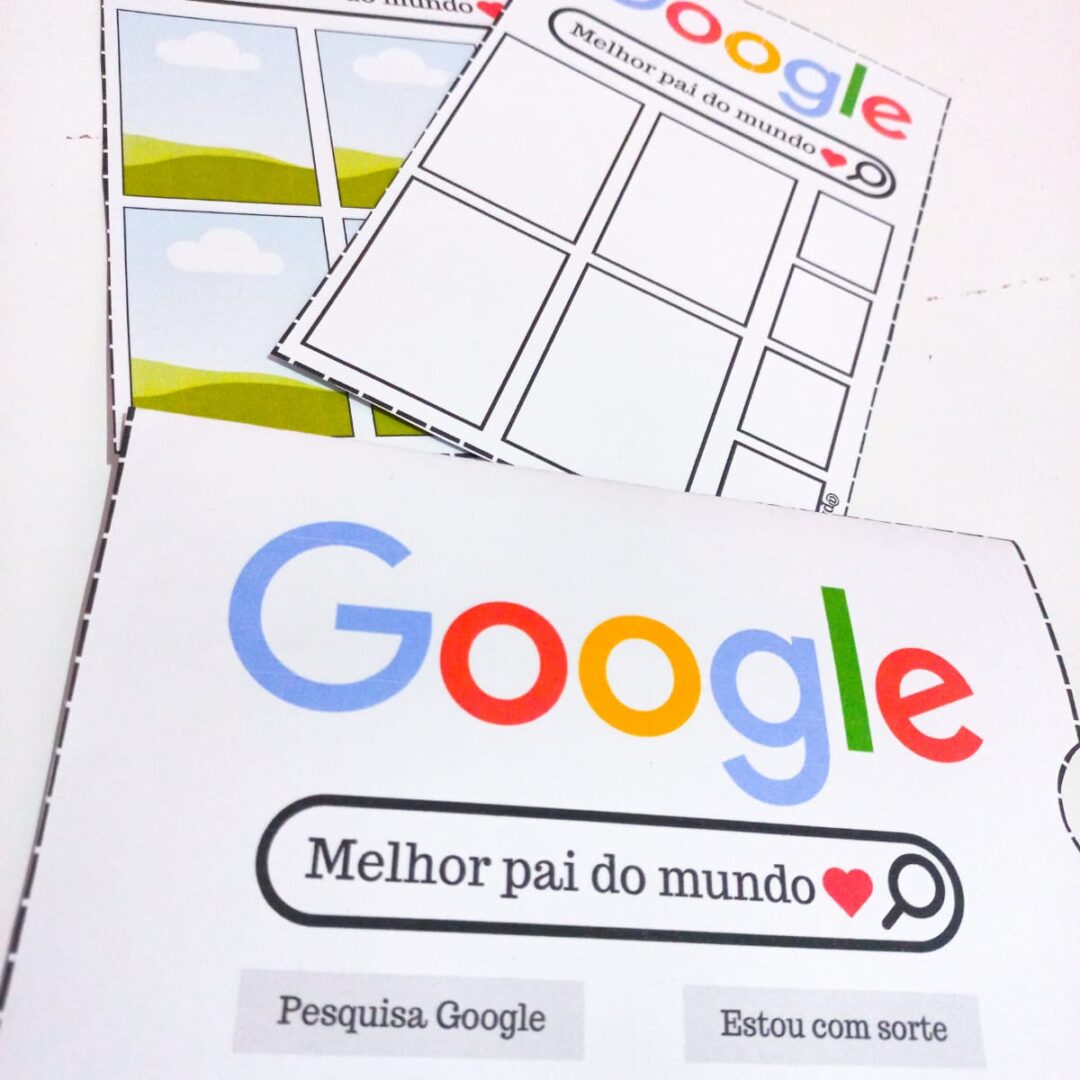 Cartão Google pai