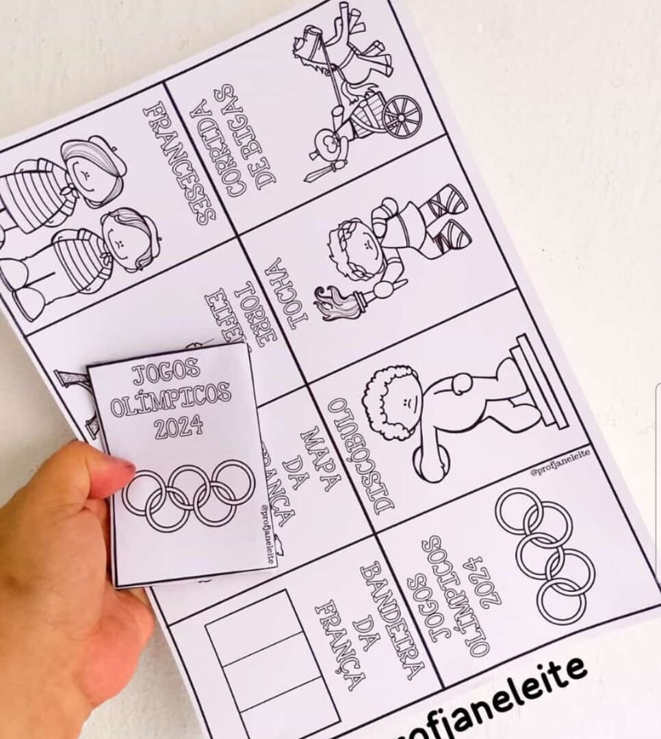 Olimpíadas 2024 -  Livro de colorir