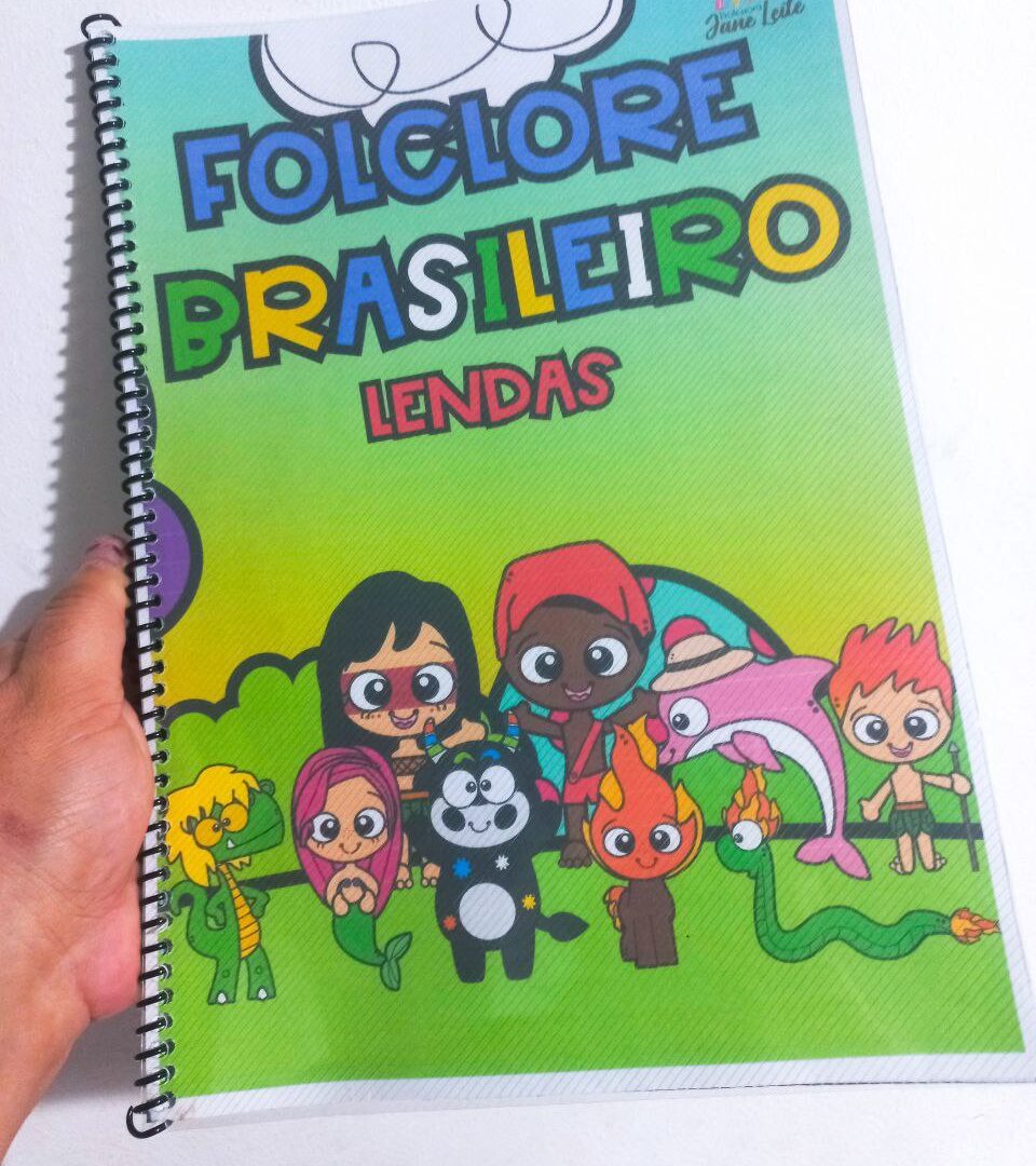 Livro Folclore lendas + Palitoches