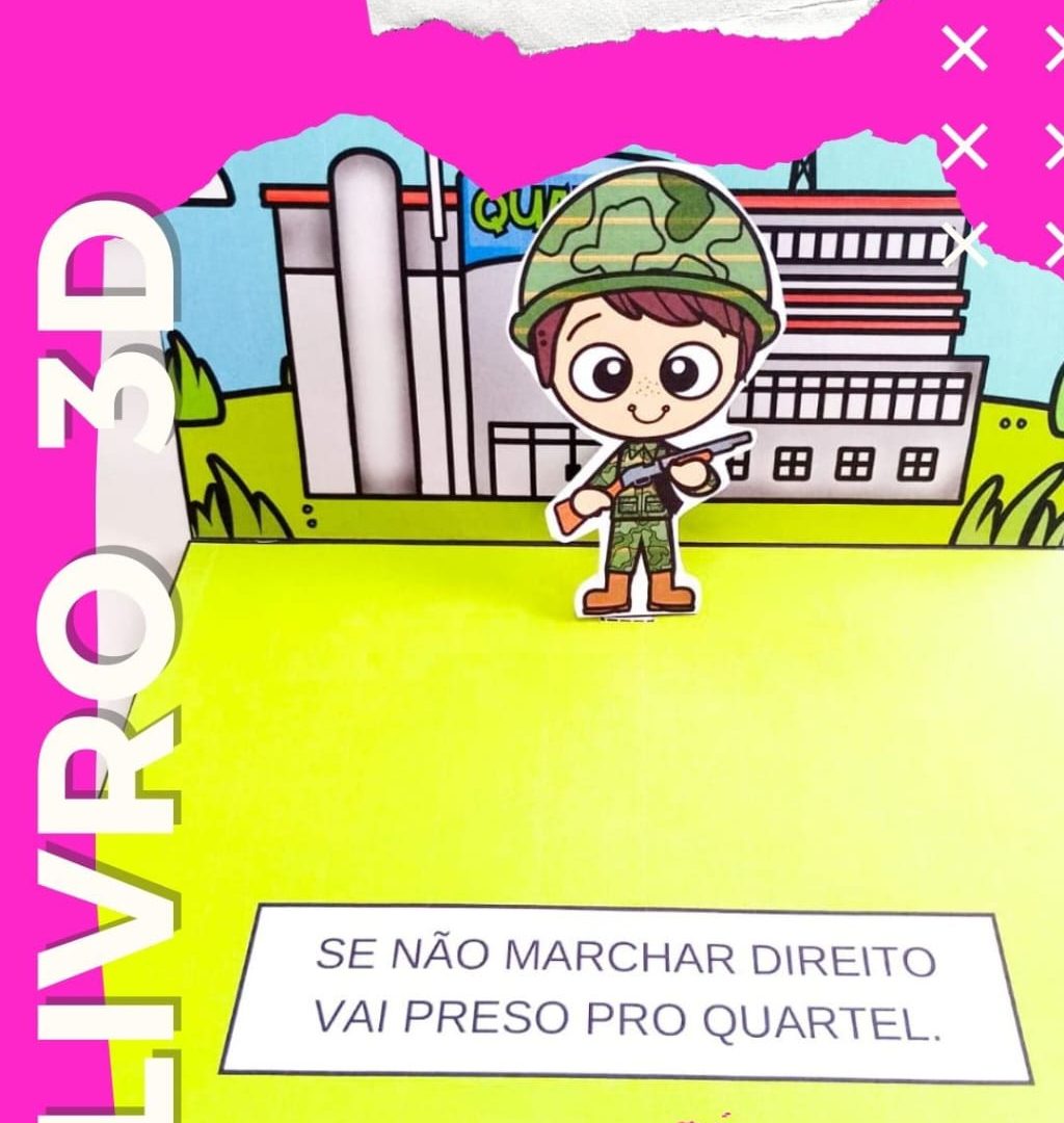 Livro Marcha soldado 3D