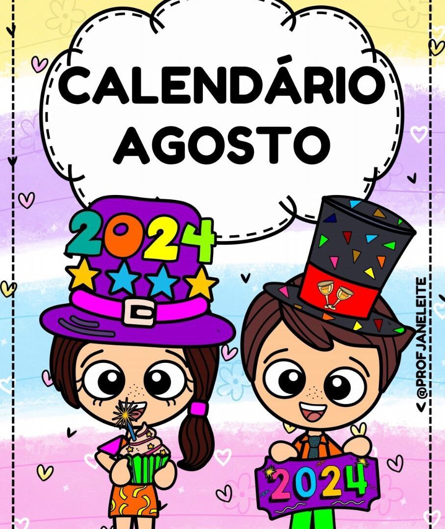 CALENDÁRIO AGOSTO 2024