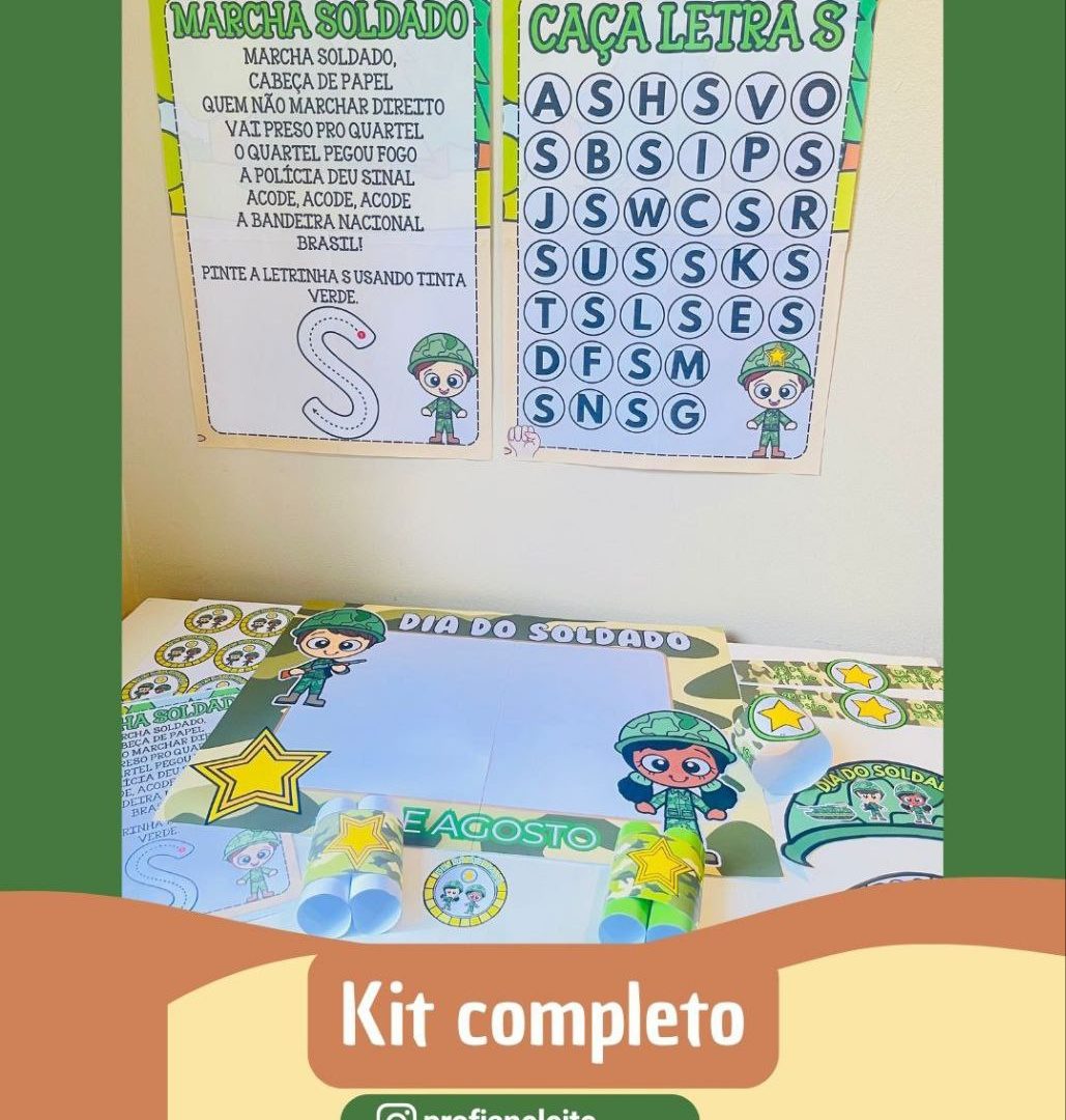 Dia do soldado - Kit completo