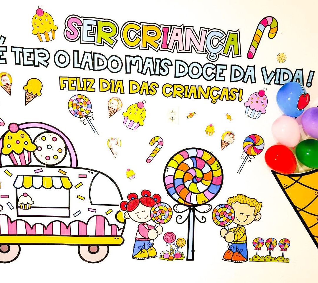 Dia das crianças - Painel doce infância