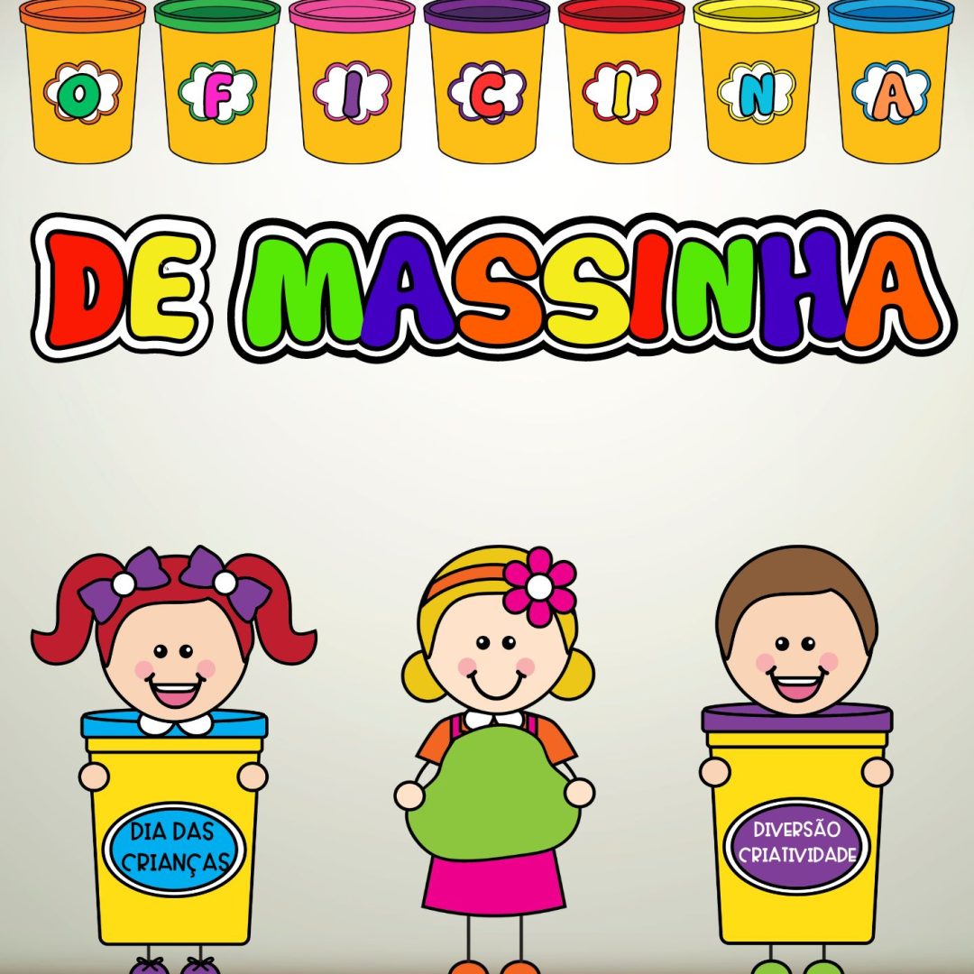 Oficina de massinha - Dia das crianças