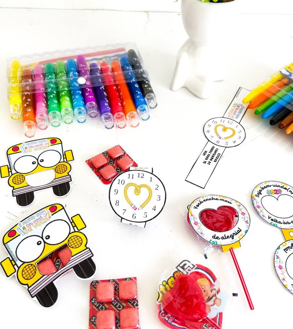 Lembrancinhas volta às aulas