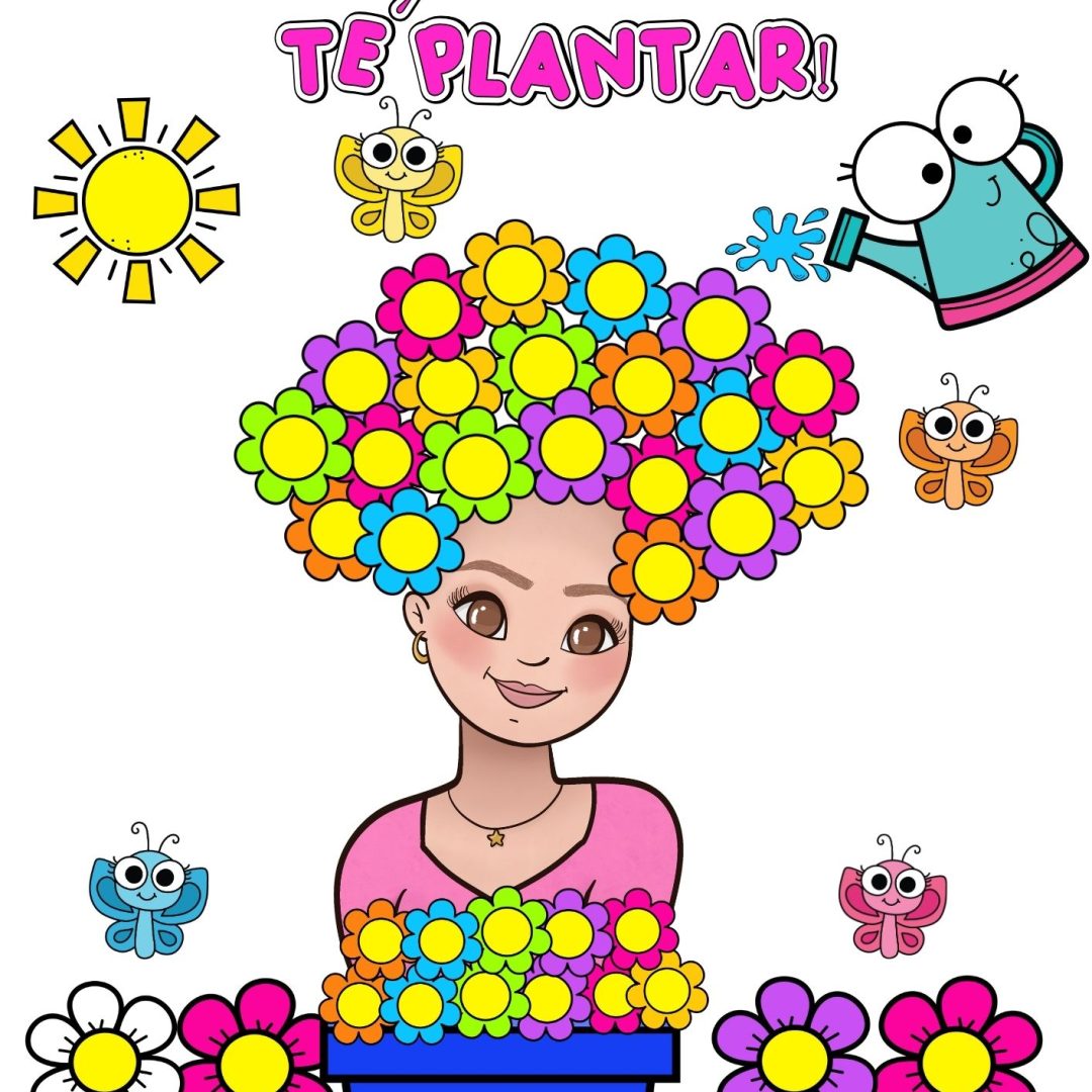 Dia da mulher - Painel flores