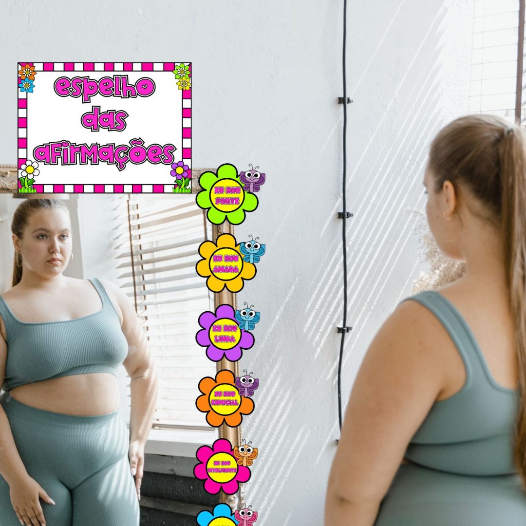 Espelho das afirmações - Dia da mulher
