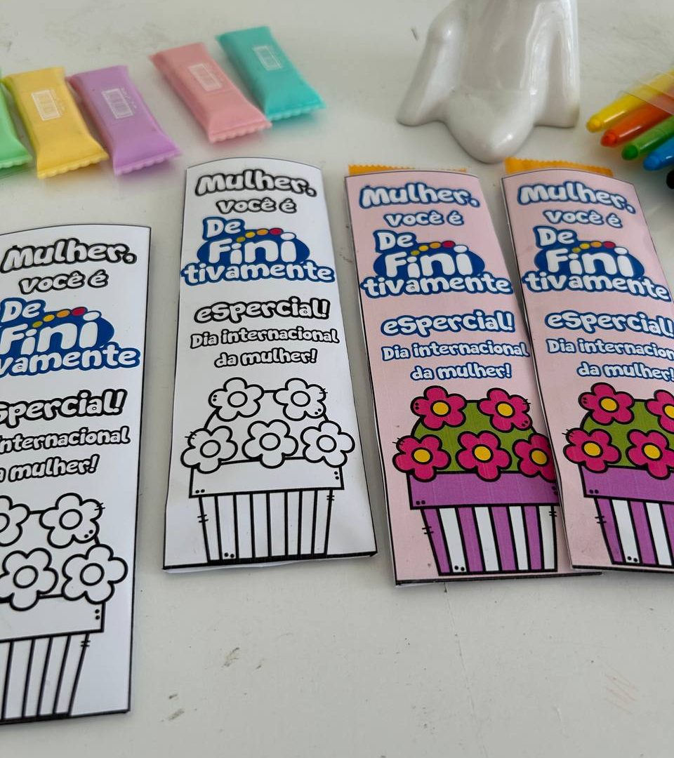 Lembrancinha FINI dia da mulher