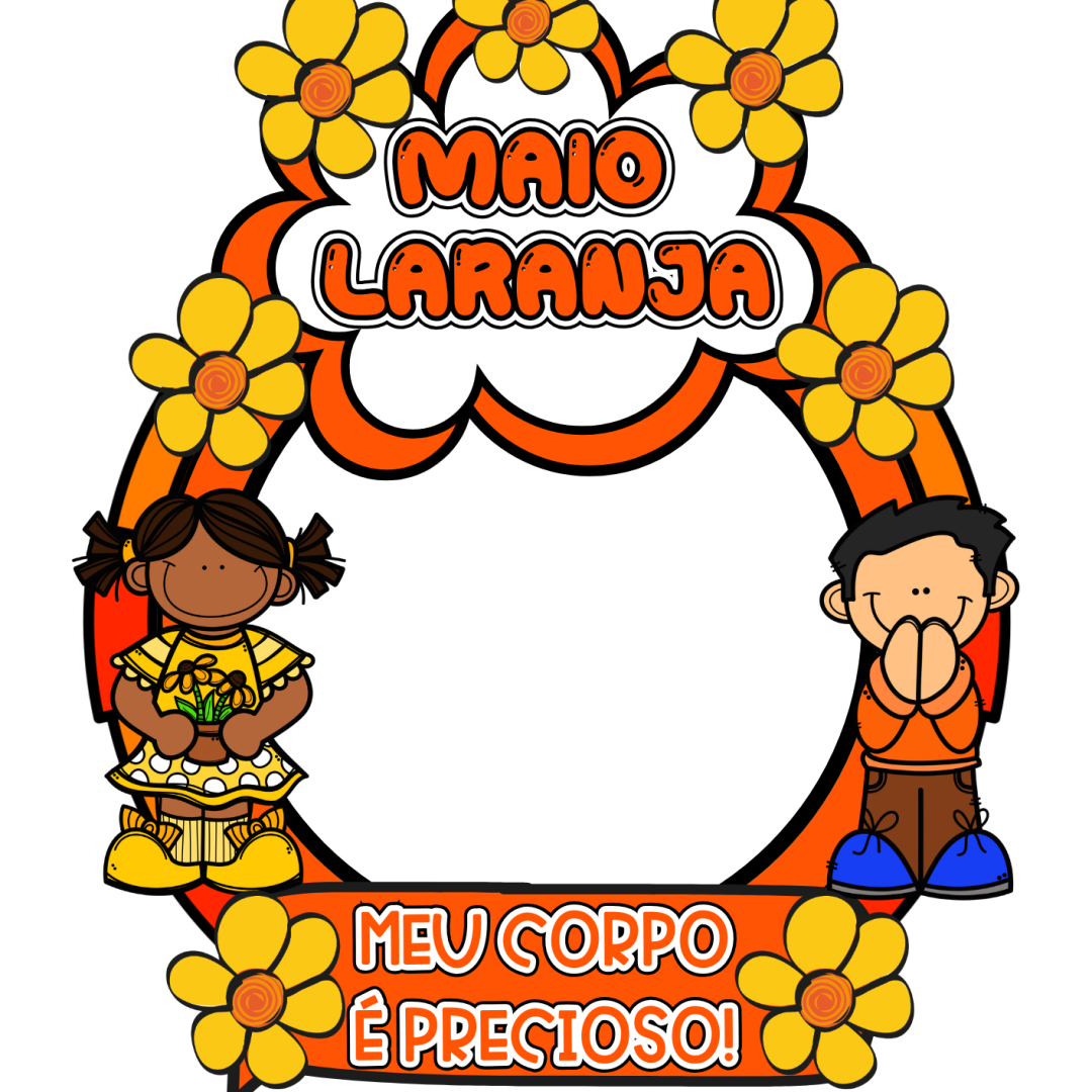 Bambolê Maio laranja - Faça bonito