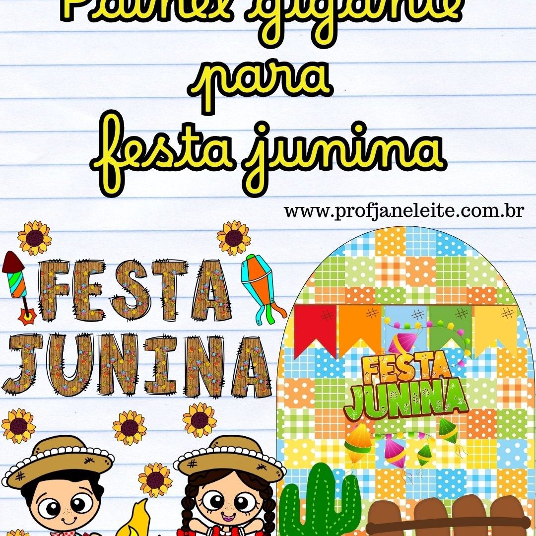 Festa junina - Painel gigante