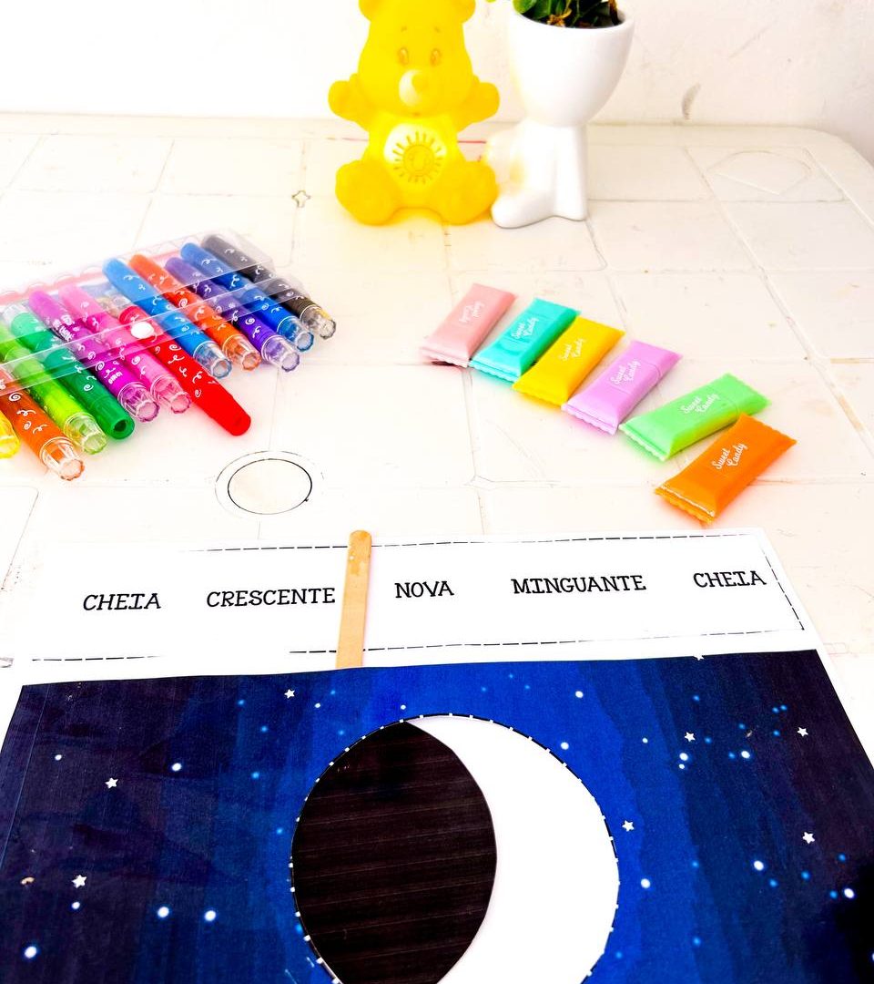 Fases da lua atividade interativa