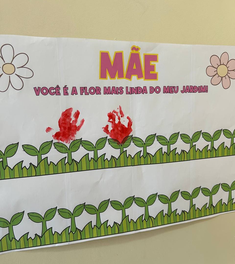 Cartaz coletivo dia das mães