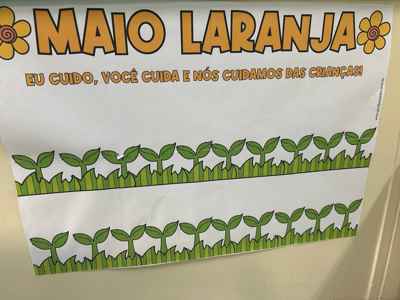 Cartaz coletivo maio laranja - Imagem 2