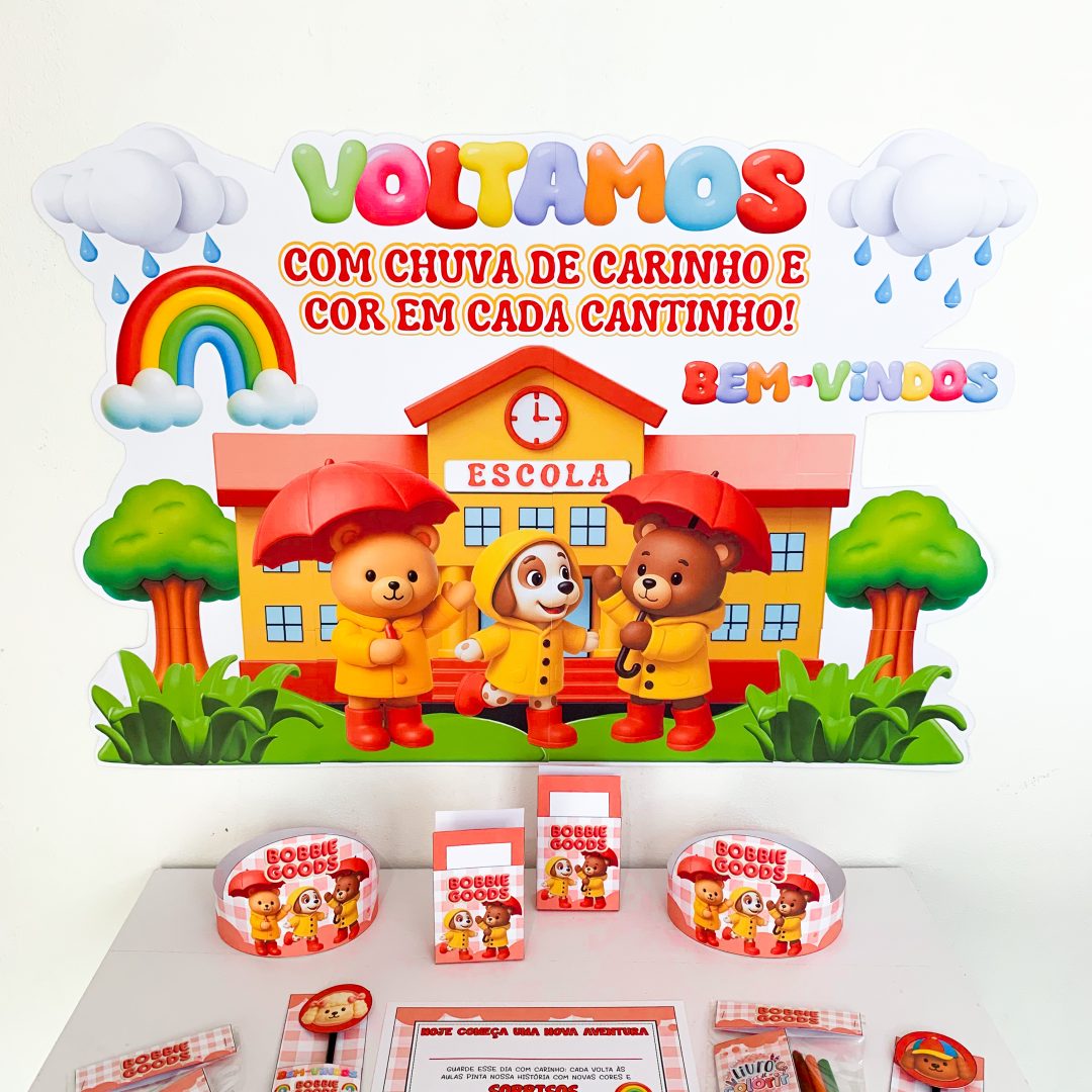 Volta às aula Bobbie Goods - kit completo