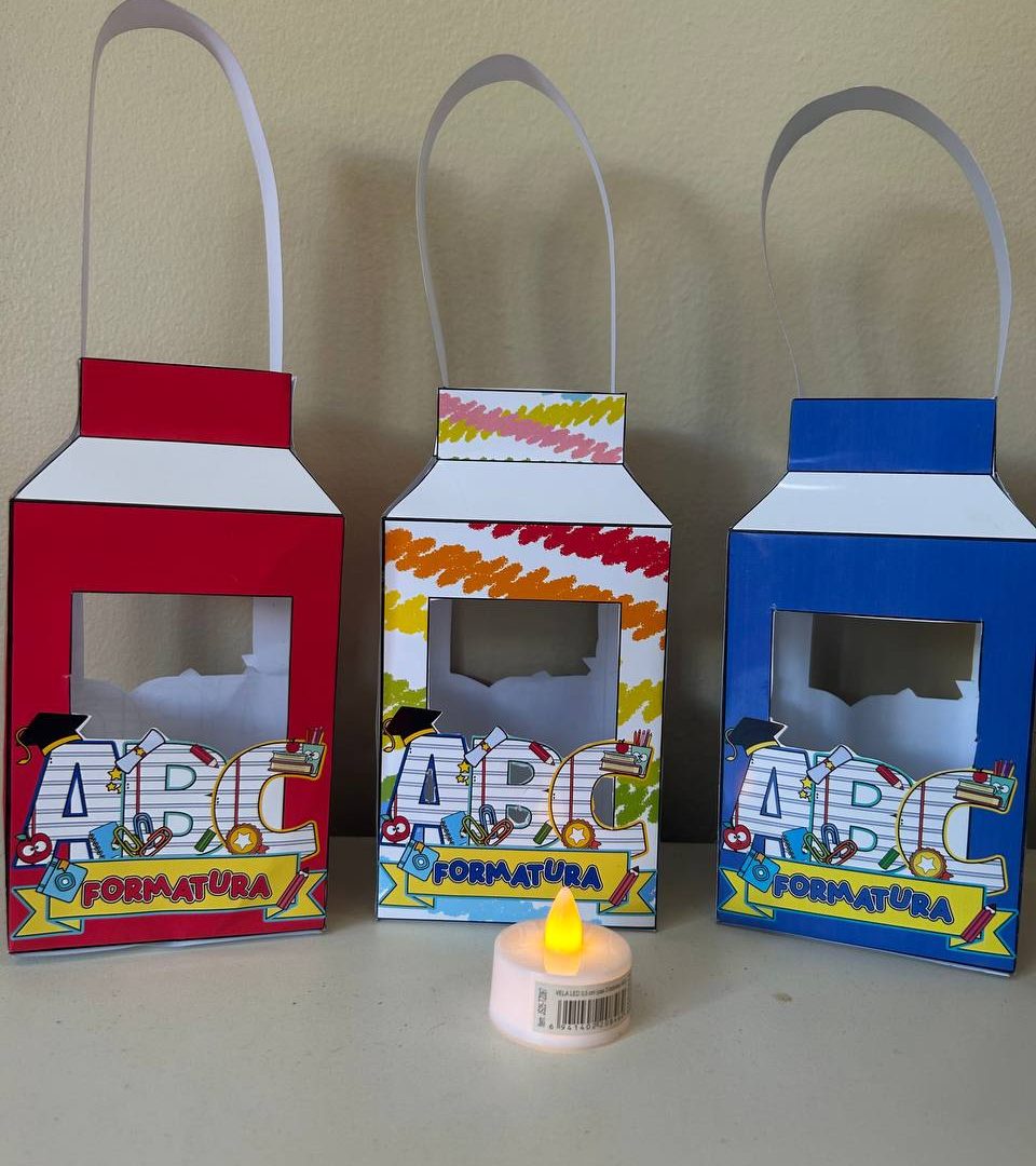 Luminária ABC formatura