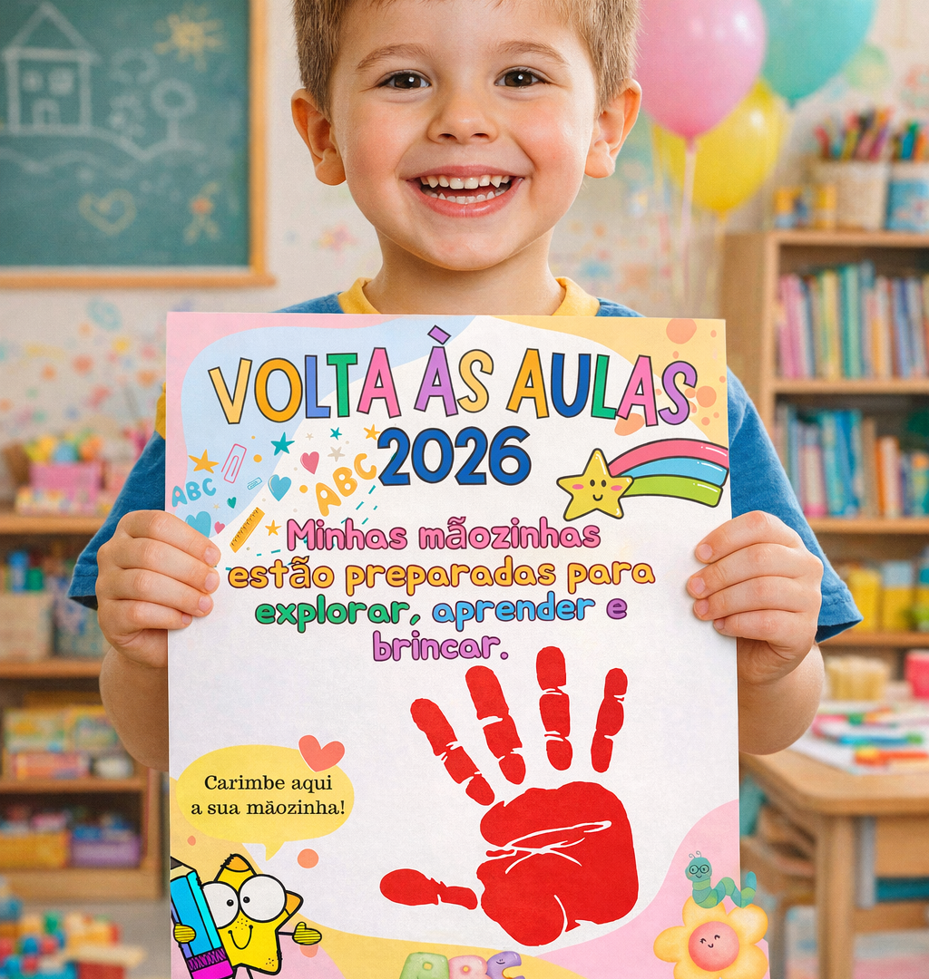 Atividade mão volta às aulas