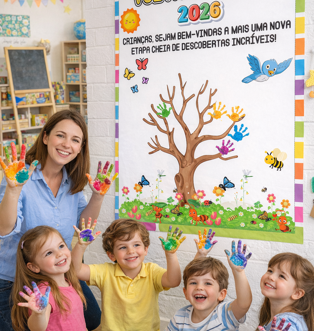 Cartaz volta às aulas 2026