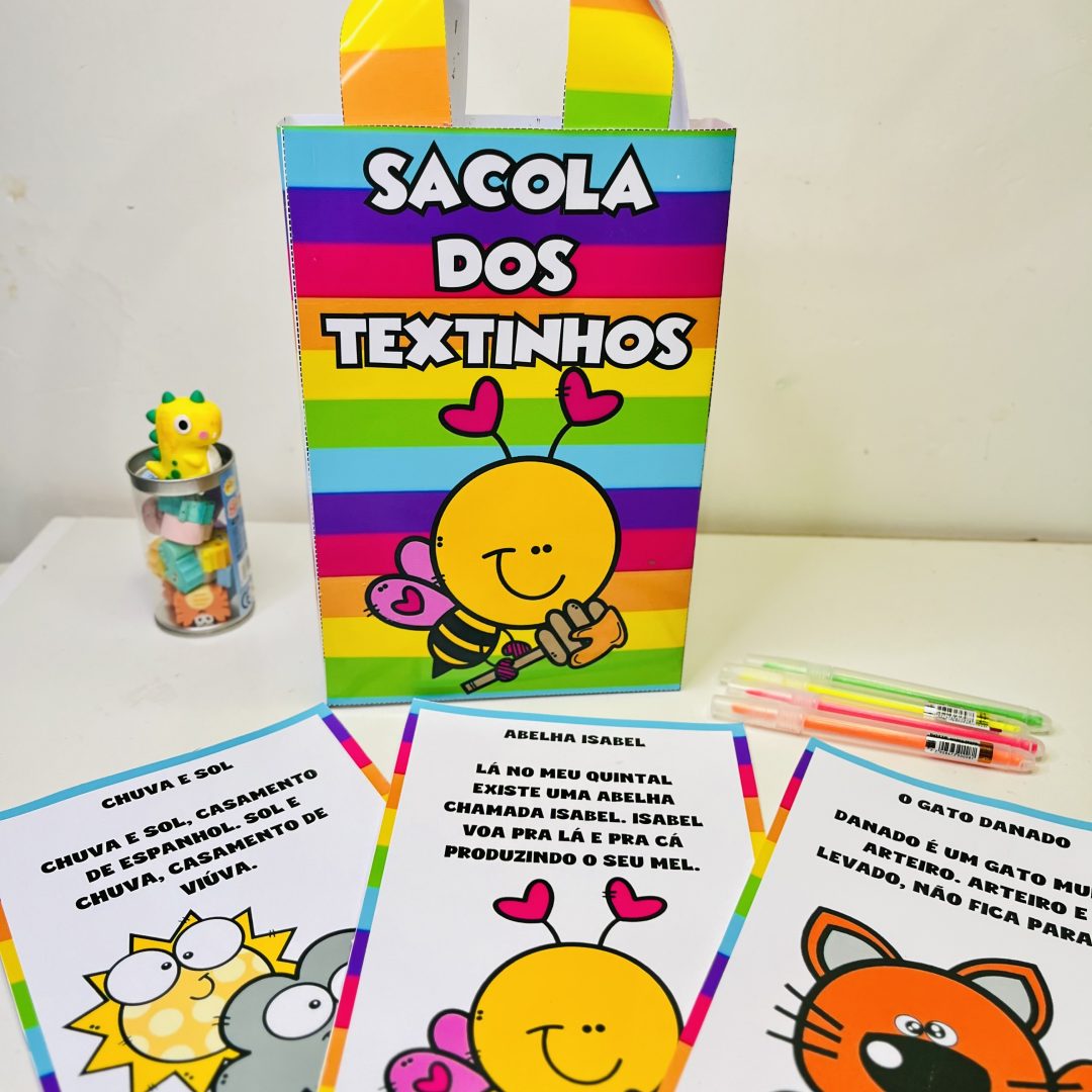 Sacola de textinhos