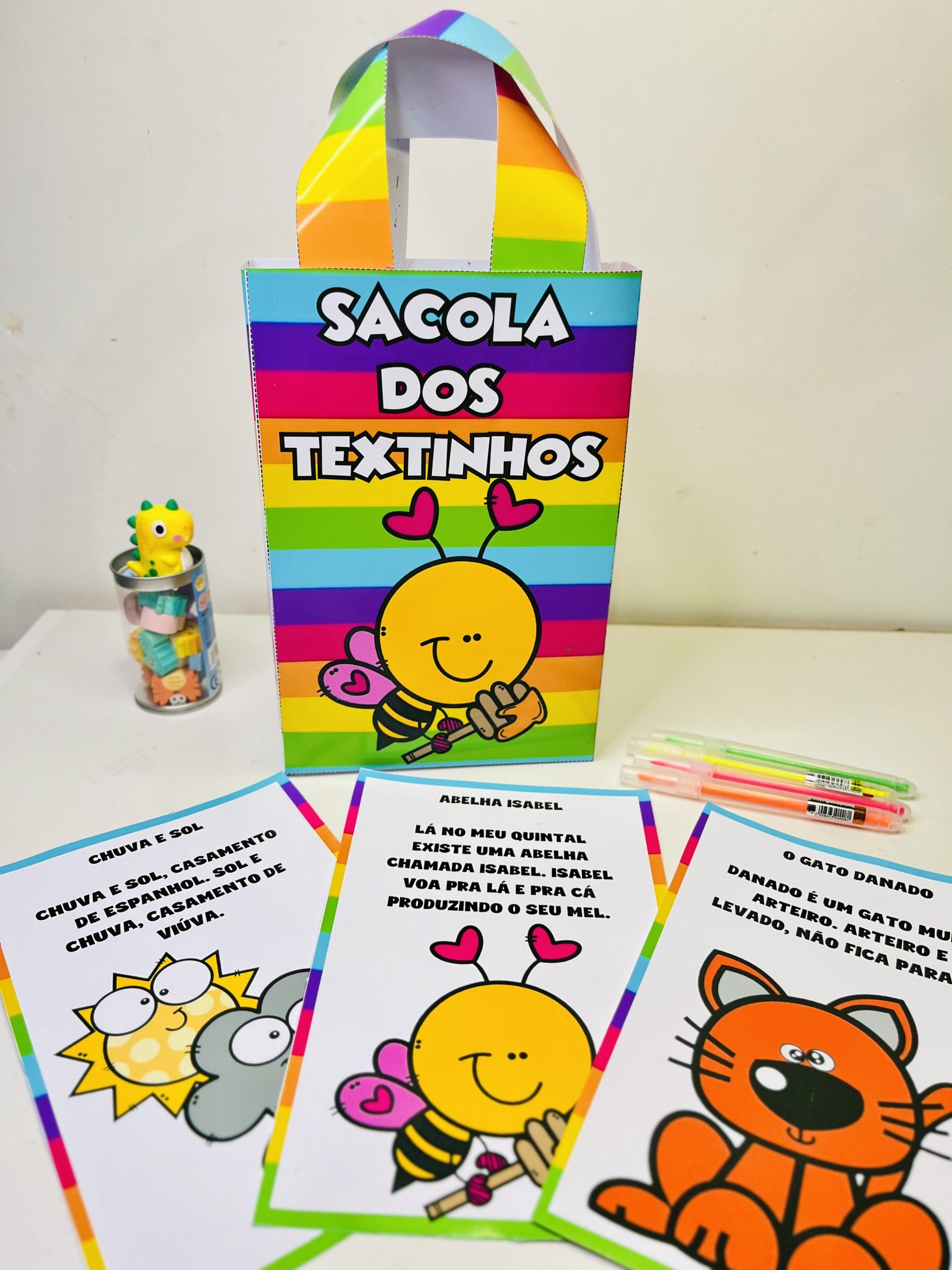 Sacola de textinhos