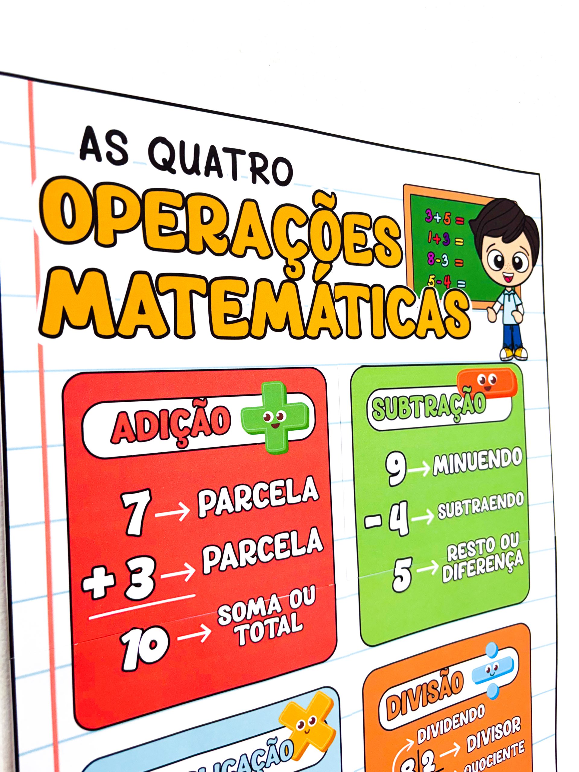 Quatro operações matemática - Imagem 2