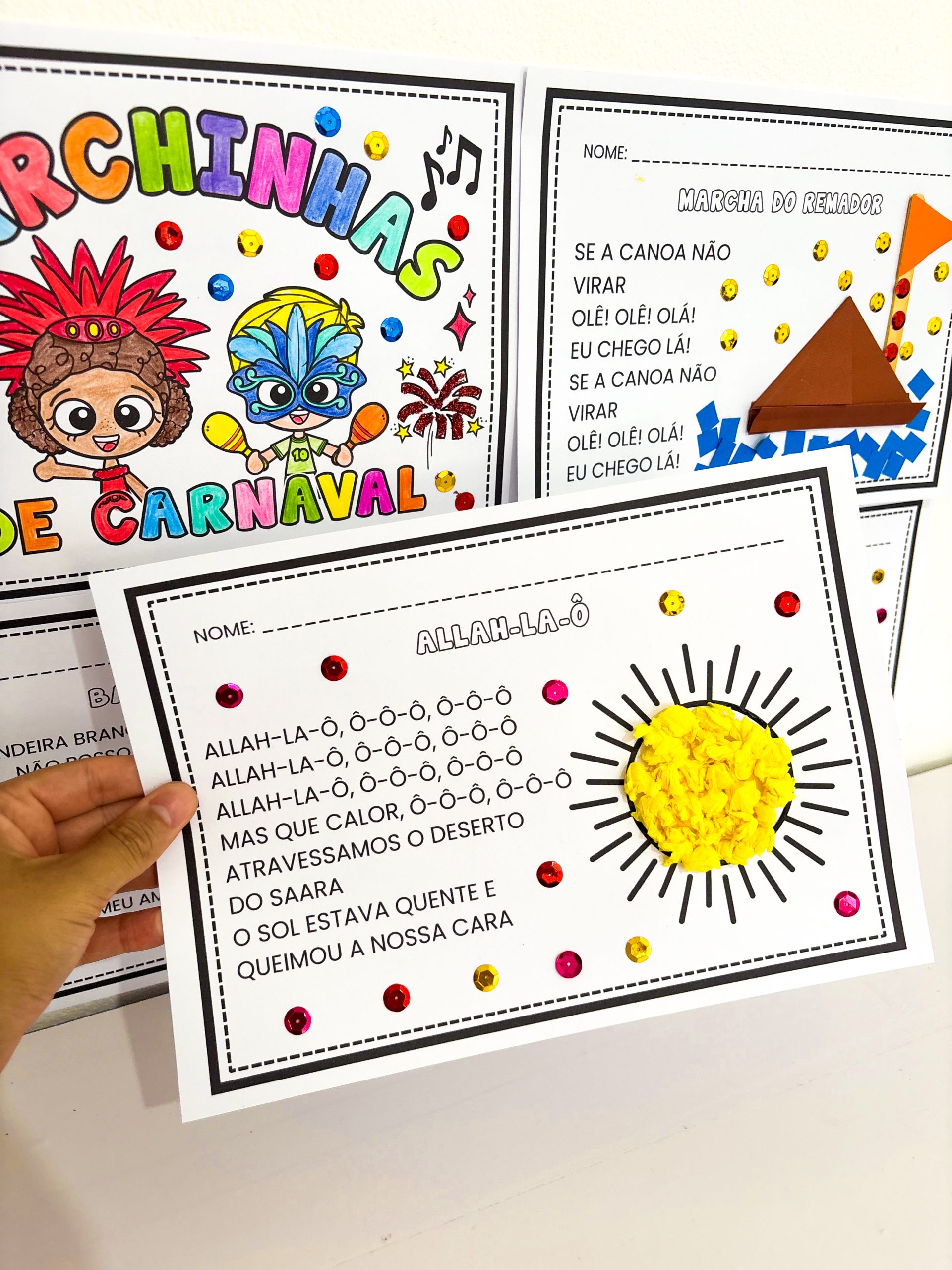 Atividades marchinhas de carnaval - Imagem 2