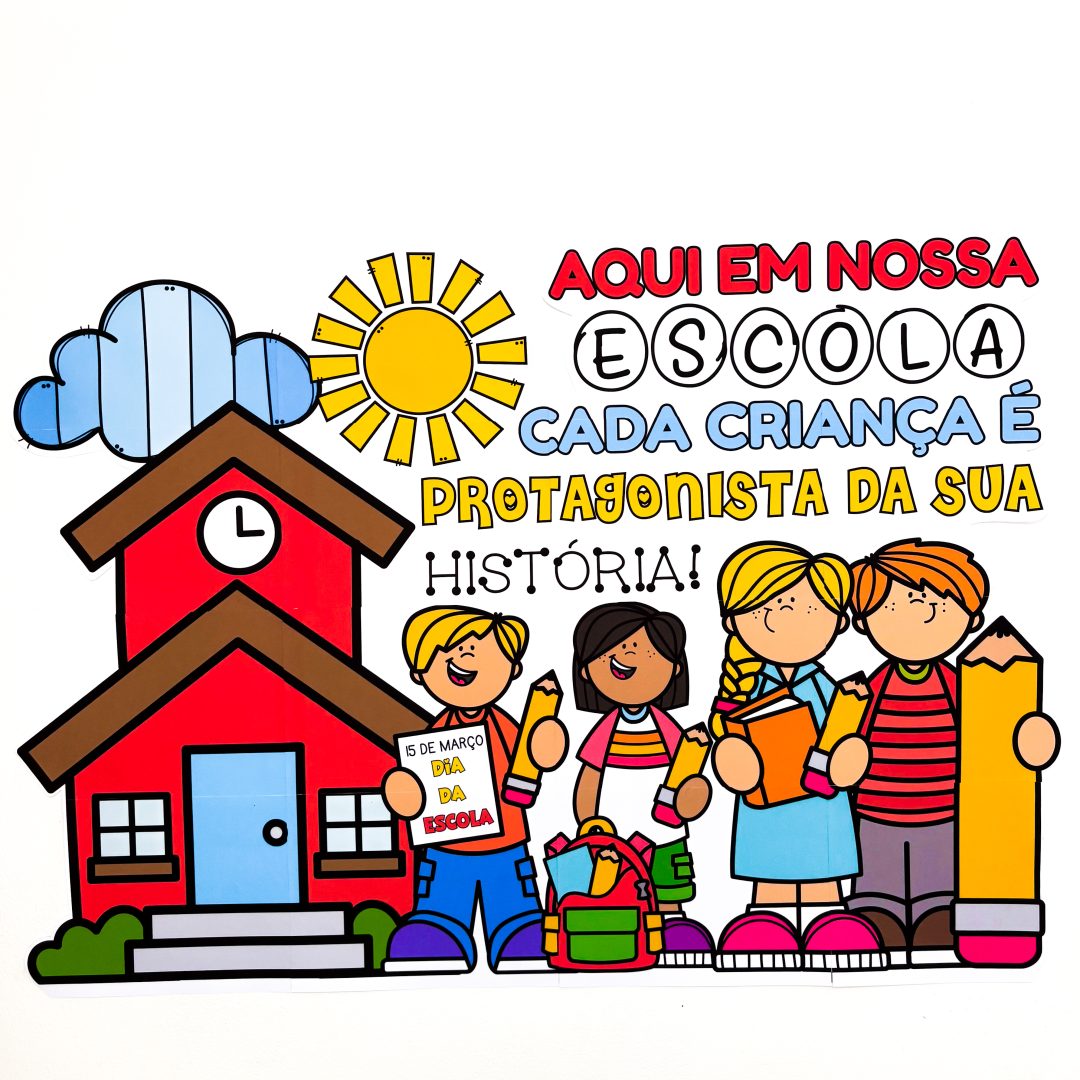 Painel dia da escola