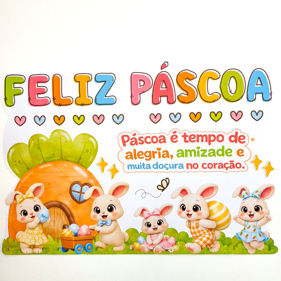 Painel páscoa dos coelhos