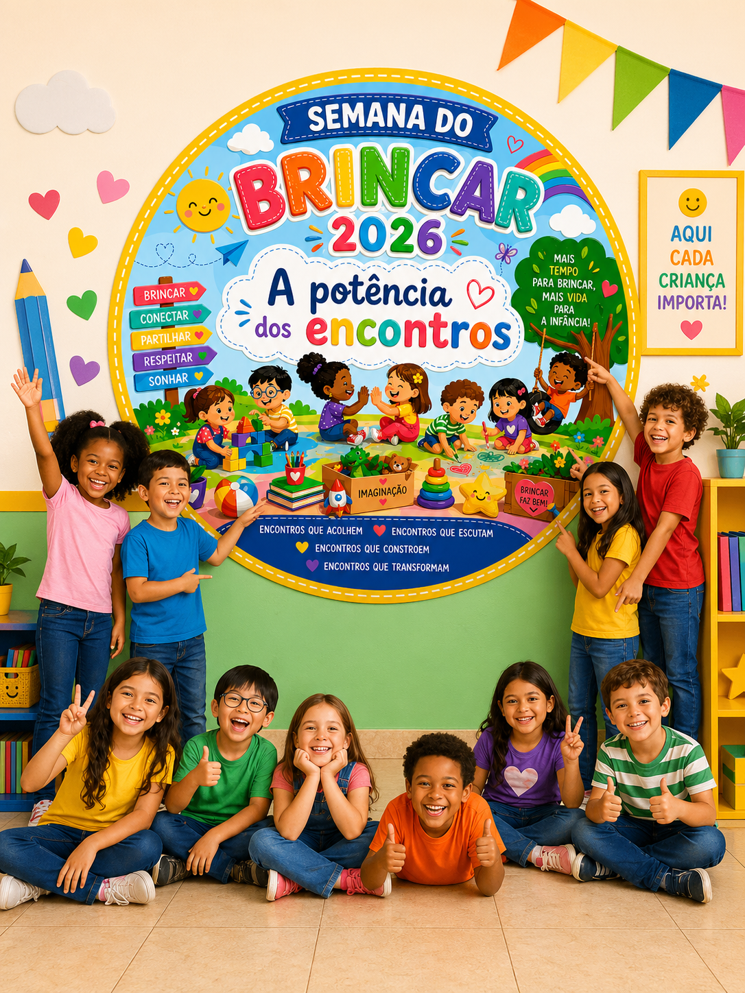 Painel Semana do Brincar 2026