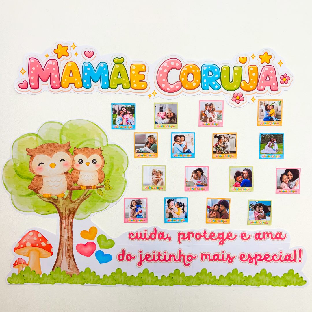 Painel dia das mães - Coruja