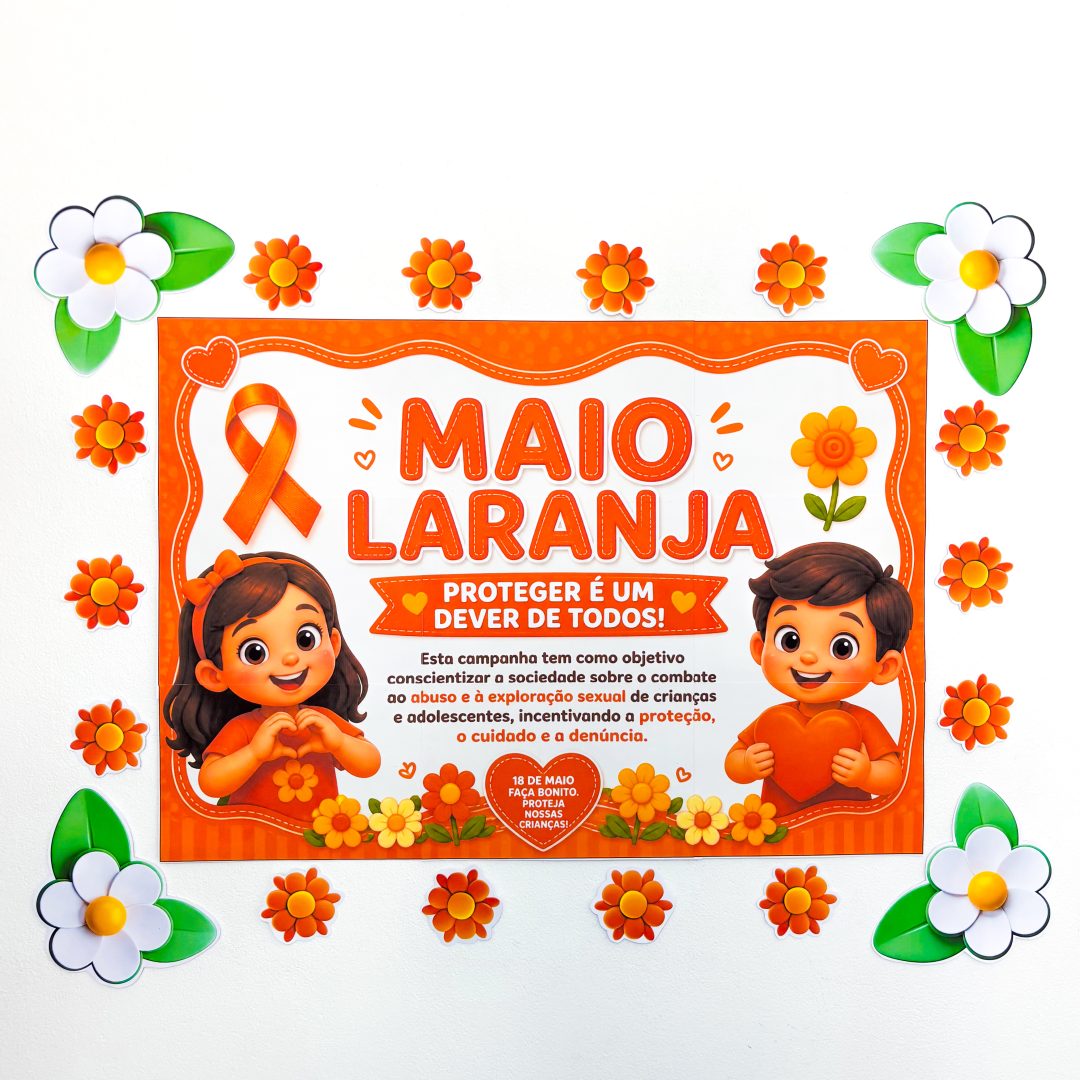 Painel maio laranja