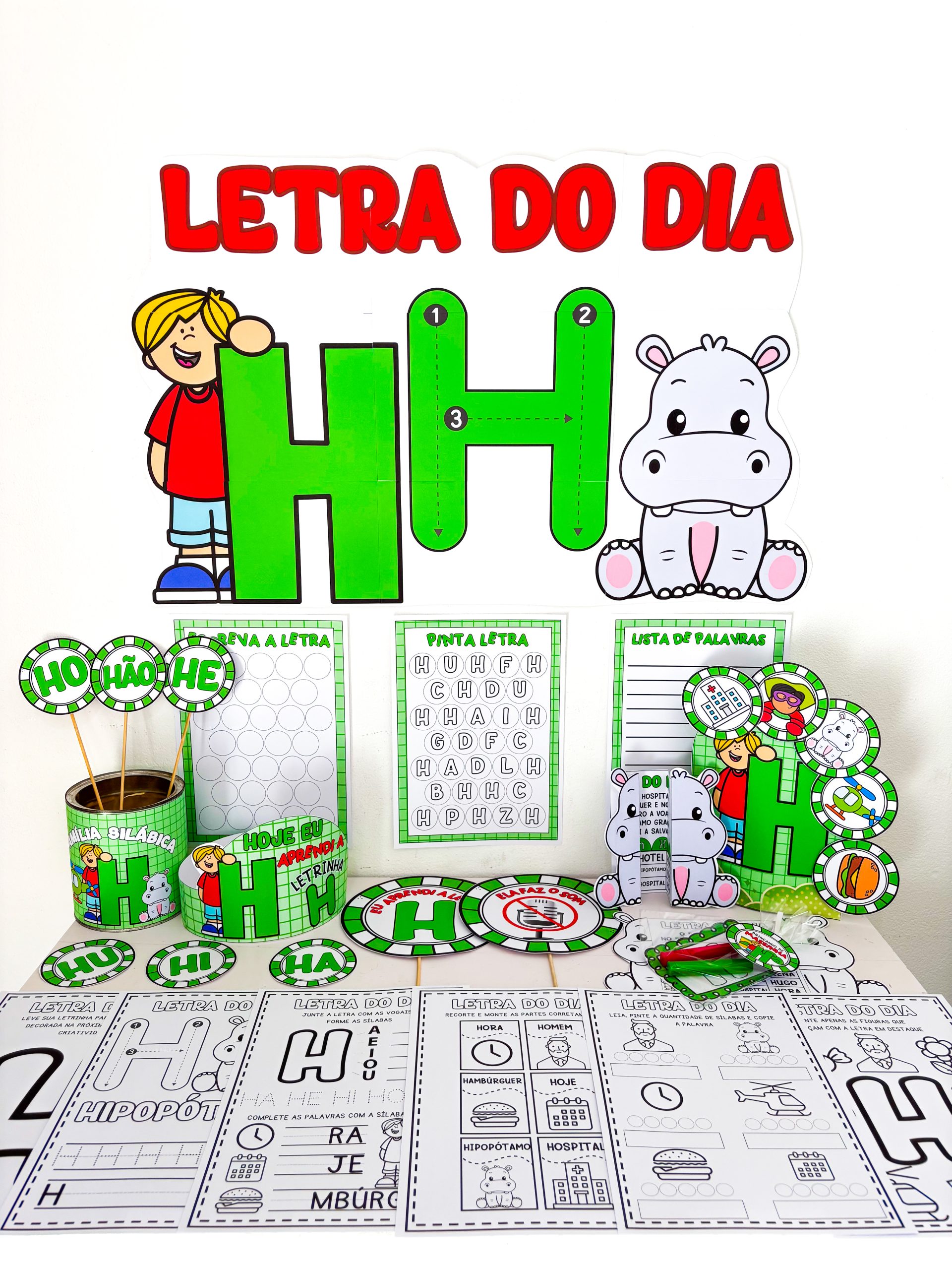 Letra H - Kit completo - Imagem 2