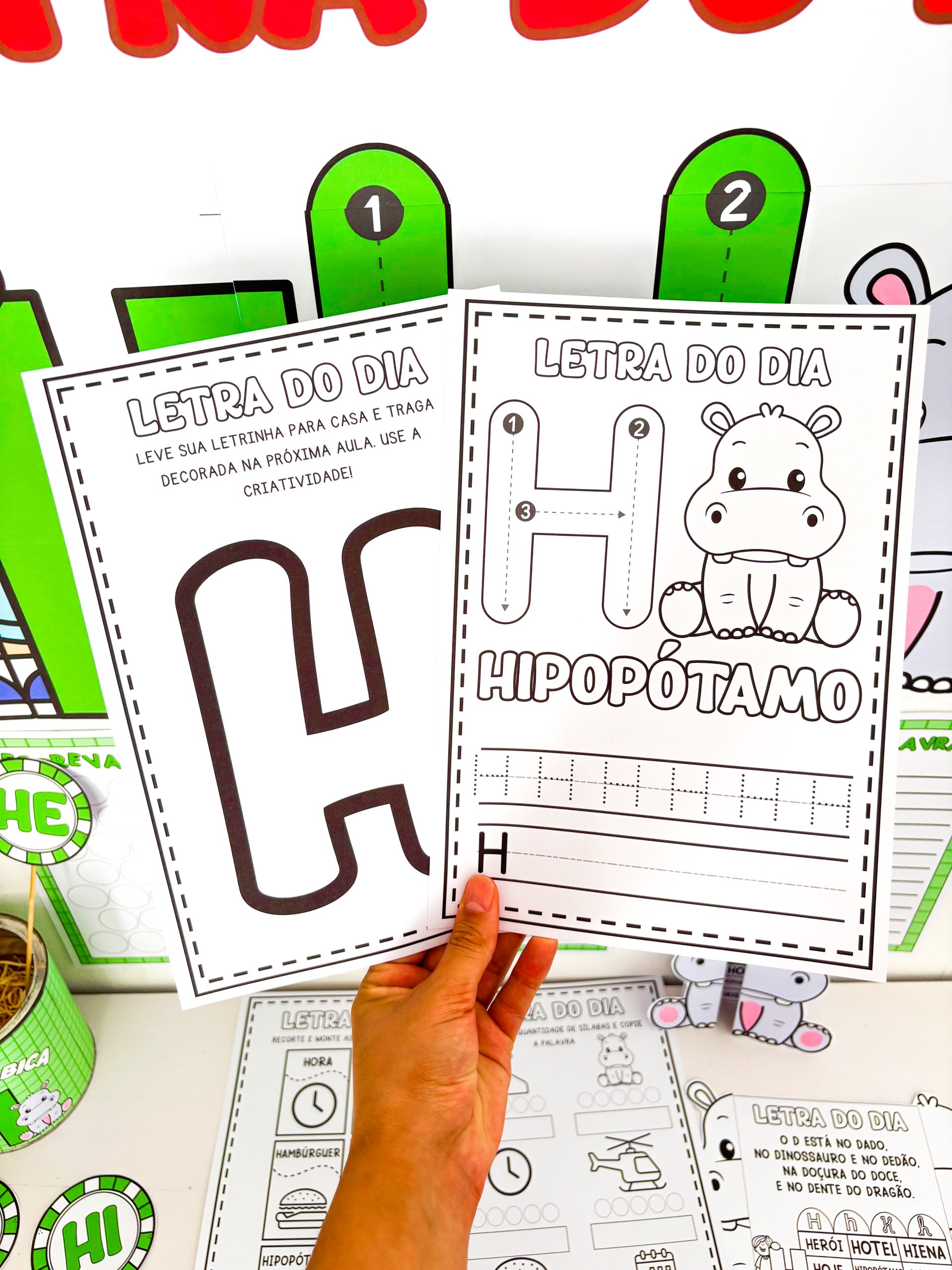 Letra H - Kit completo - Imagem 10