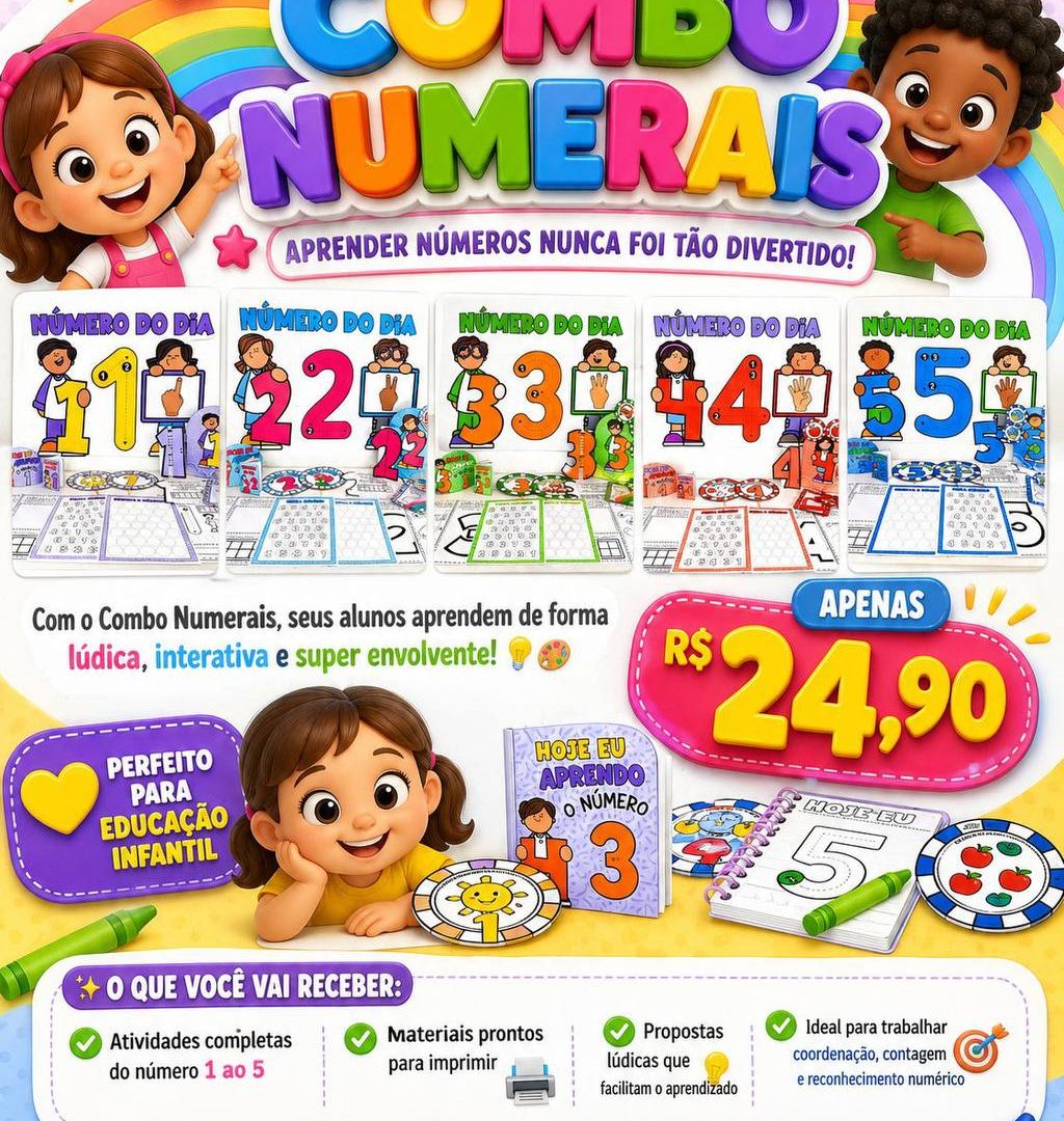 Numerais - Combo