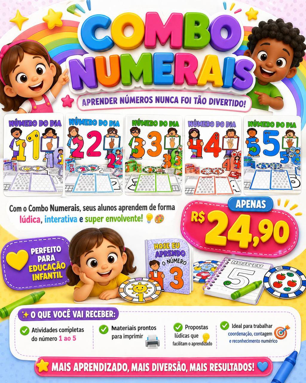Numerais - Combo