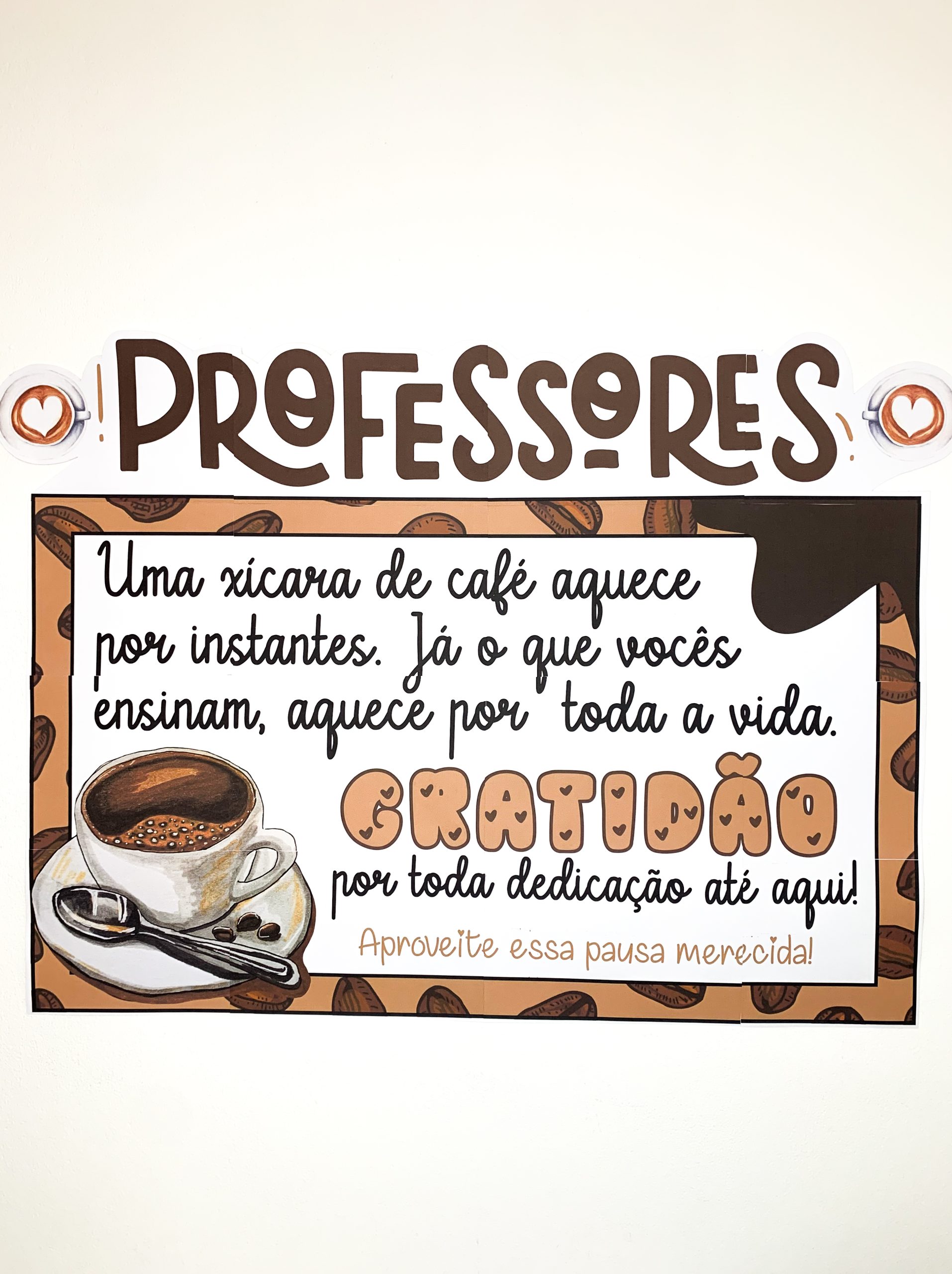 Painel recesso dos professores