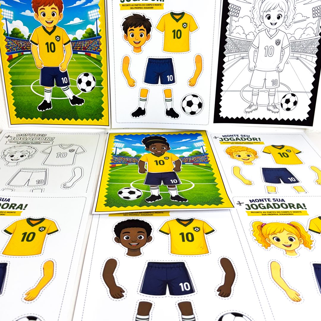 Monte seu jogador Copa do mundo