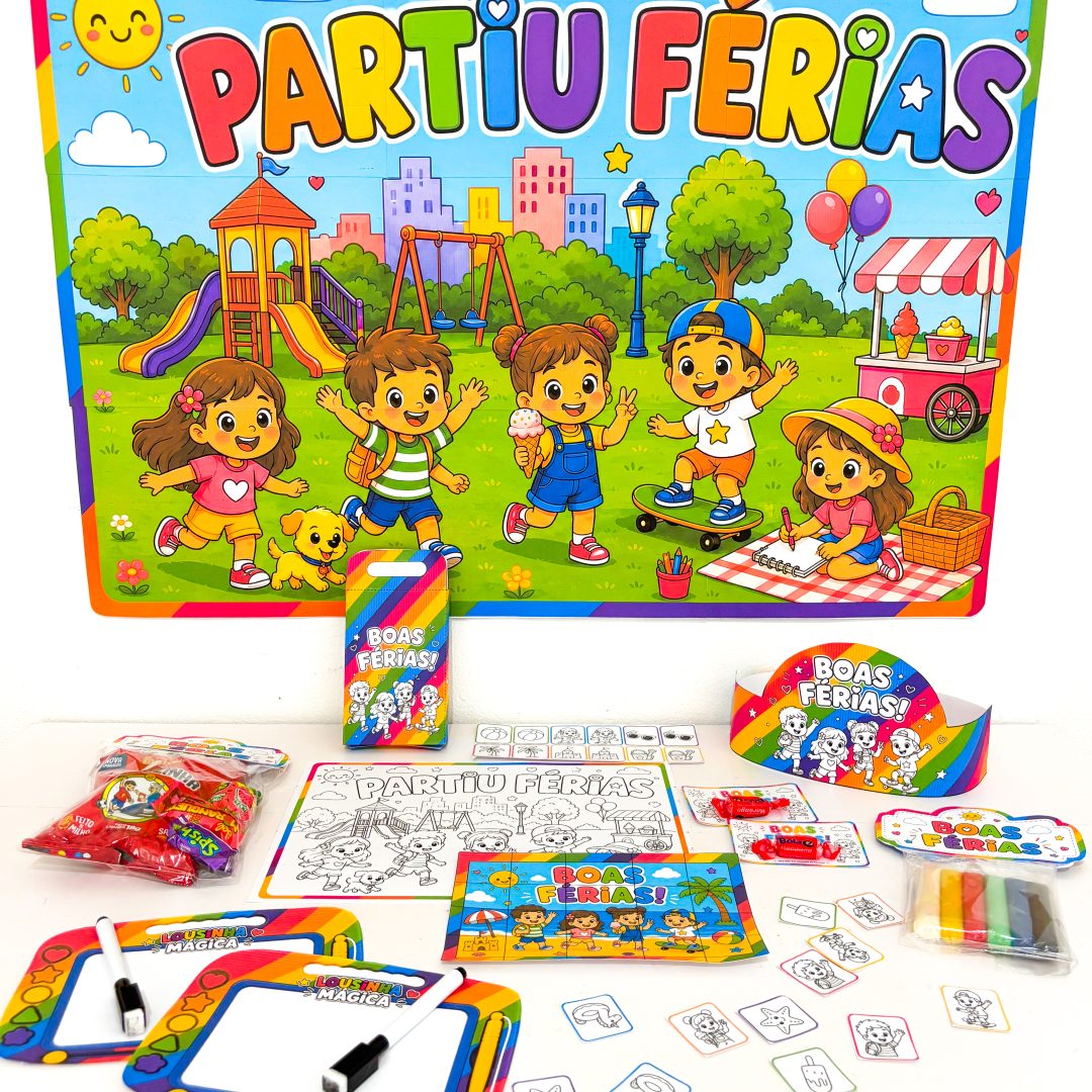 Partiu férias kit completo