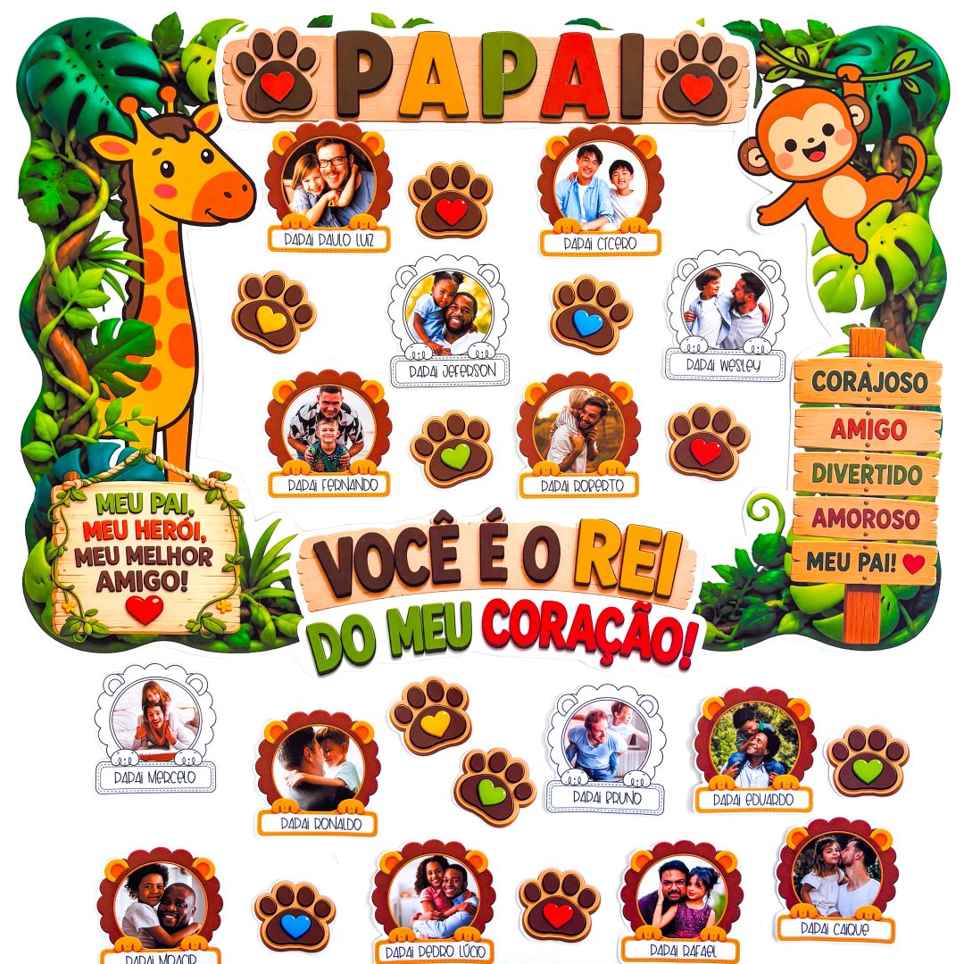 Painel Papai o rei do meu coração