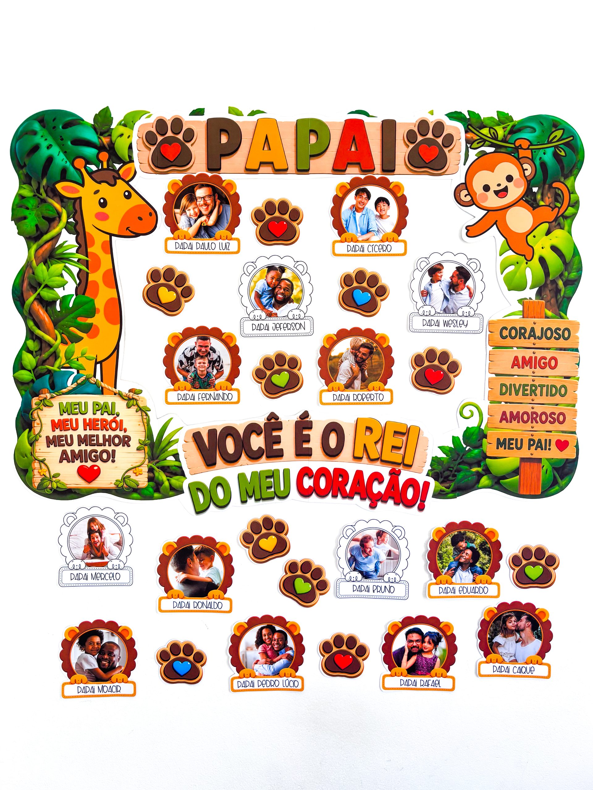 Painel Papai o rei do meu coração