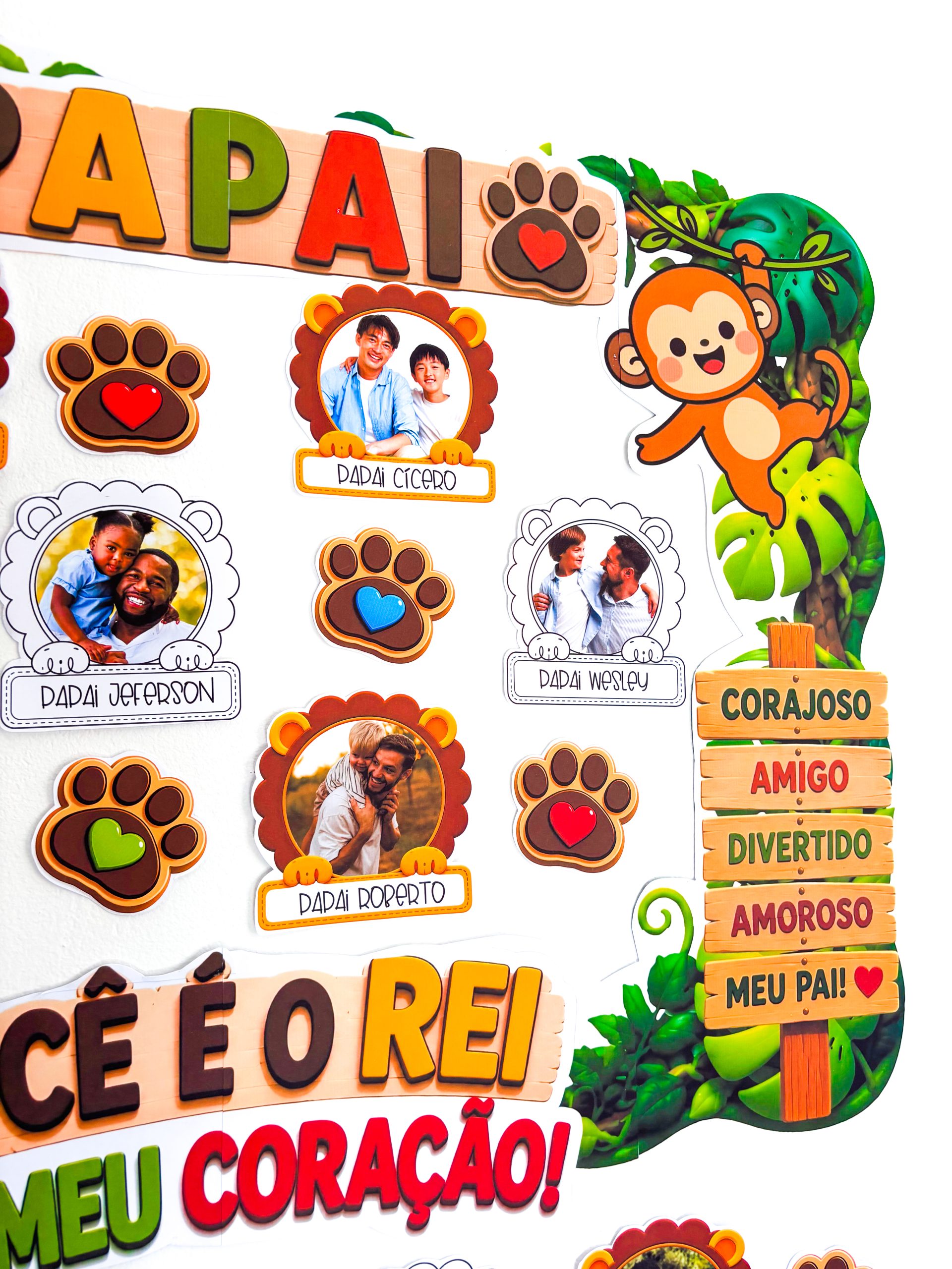 Painel Papai o rei do meu coração - Imagem 7