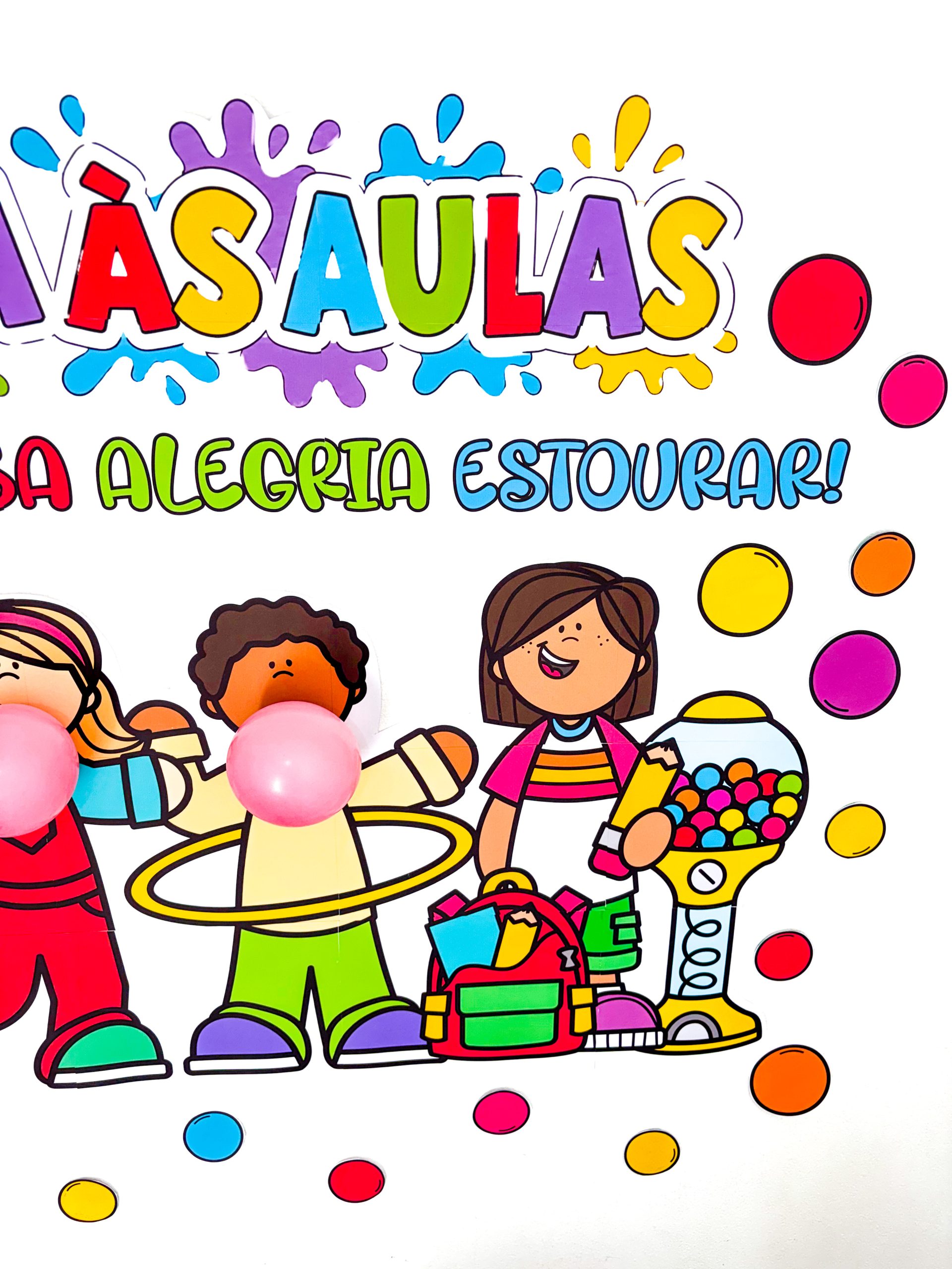 Painel volta às aulas chiclete - Imagem 3