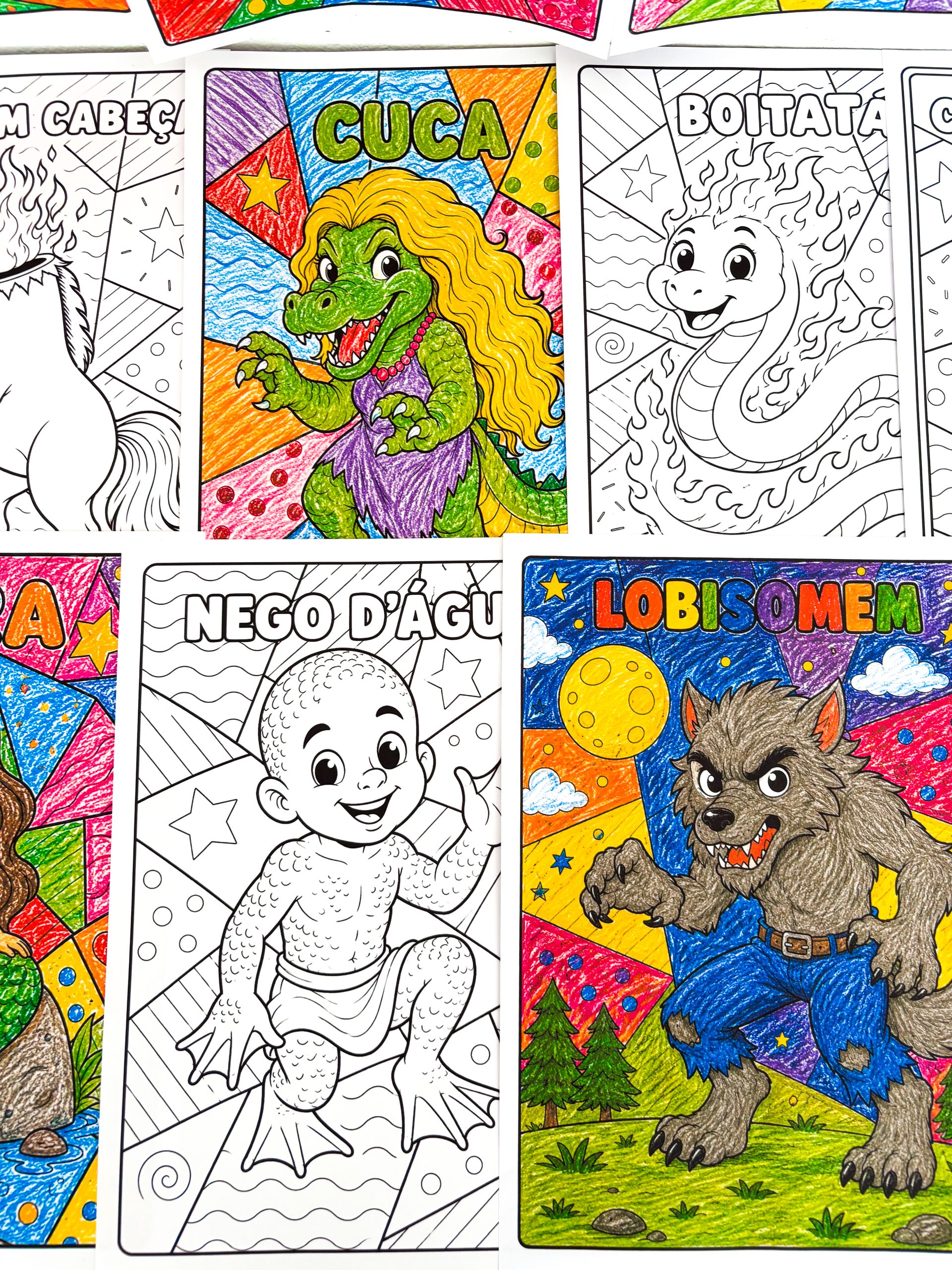 Folclore para colorir - Imagem 2