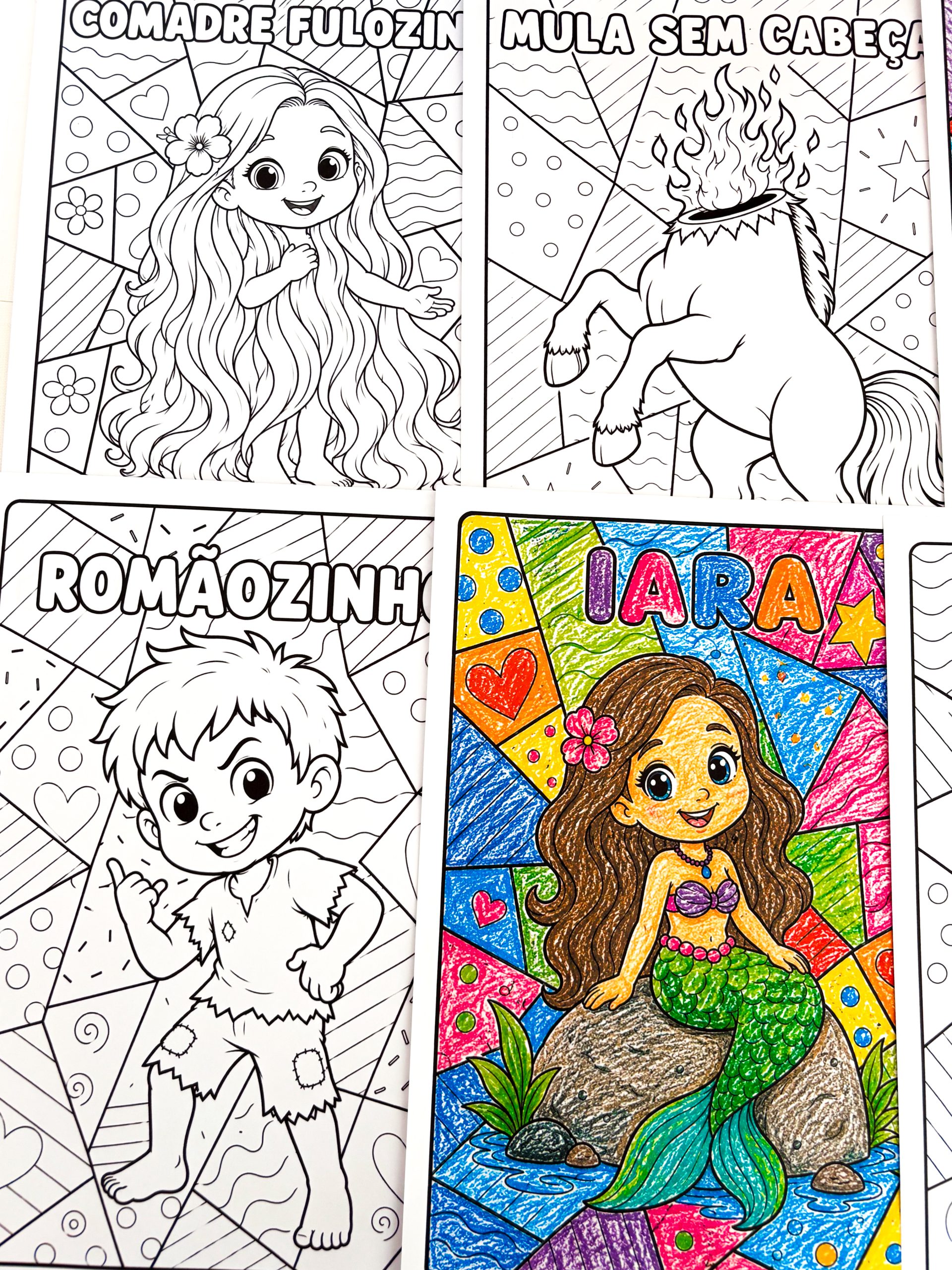 Folclore para colorir - Imagem 3