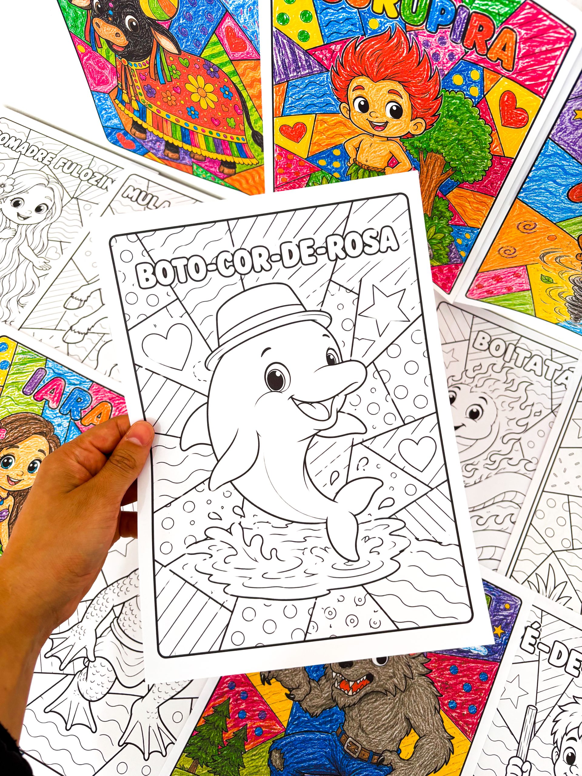 Folclore para colorir - Imagem 4