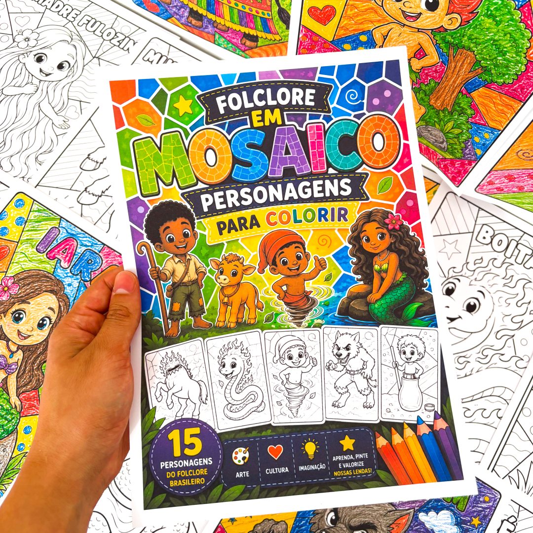 Folclore para colorir