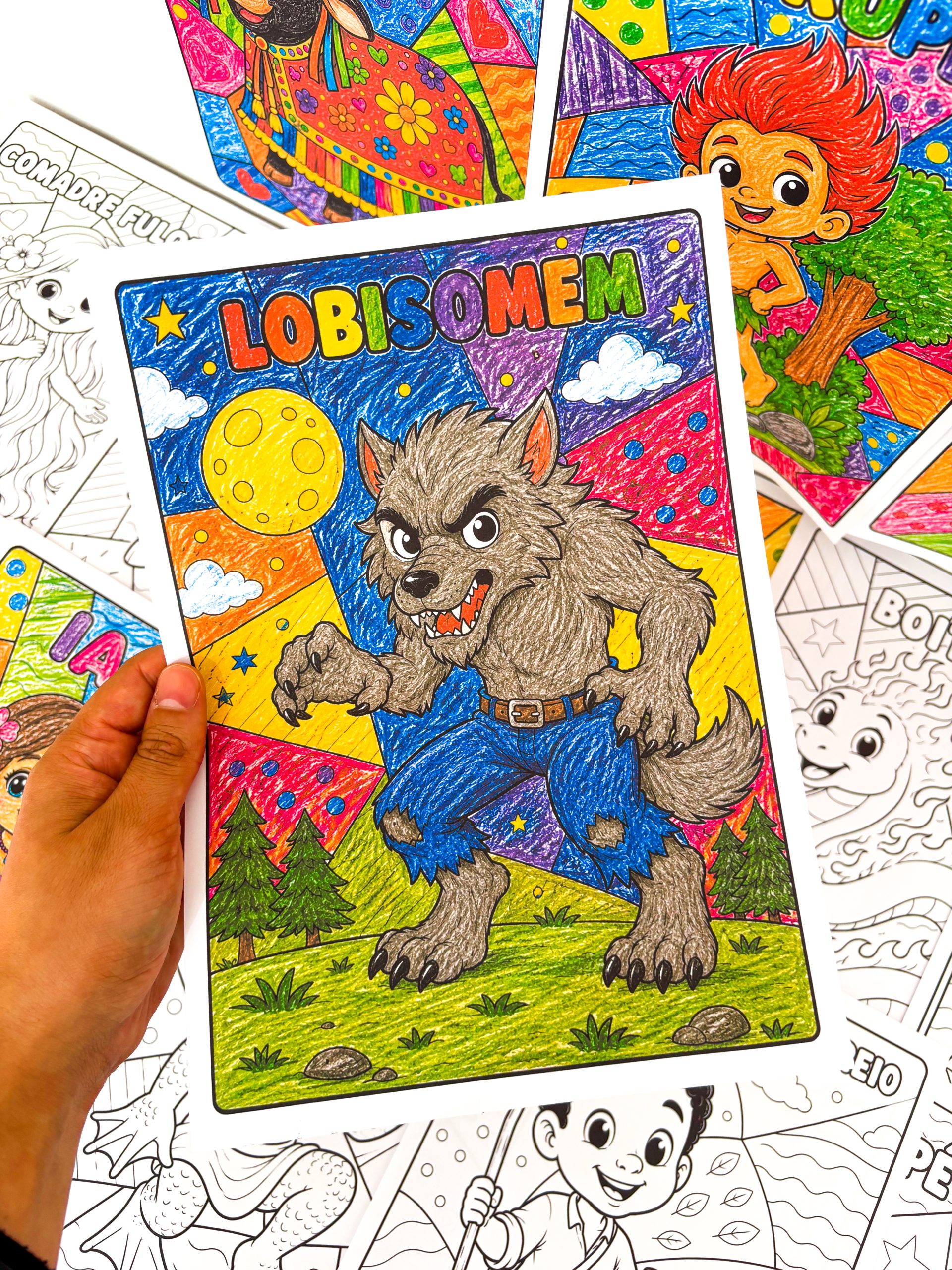 Folclore para colorir - Imagem 6