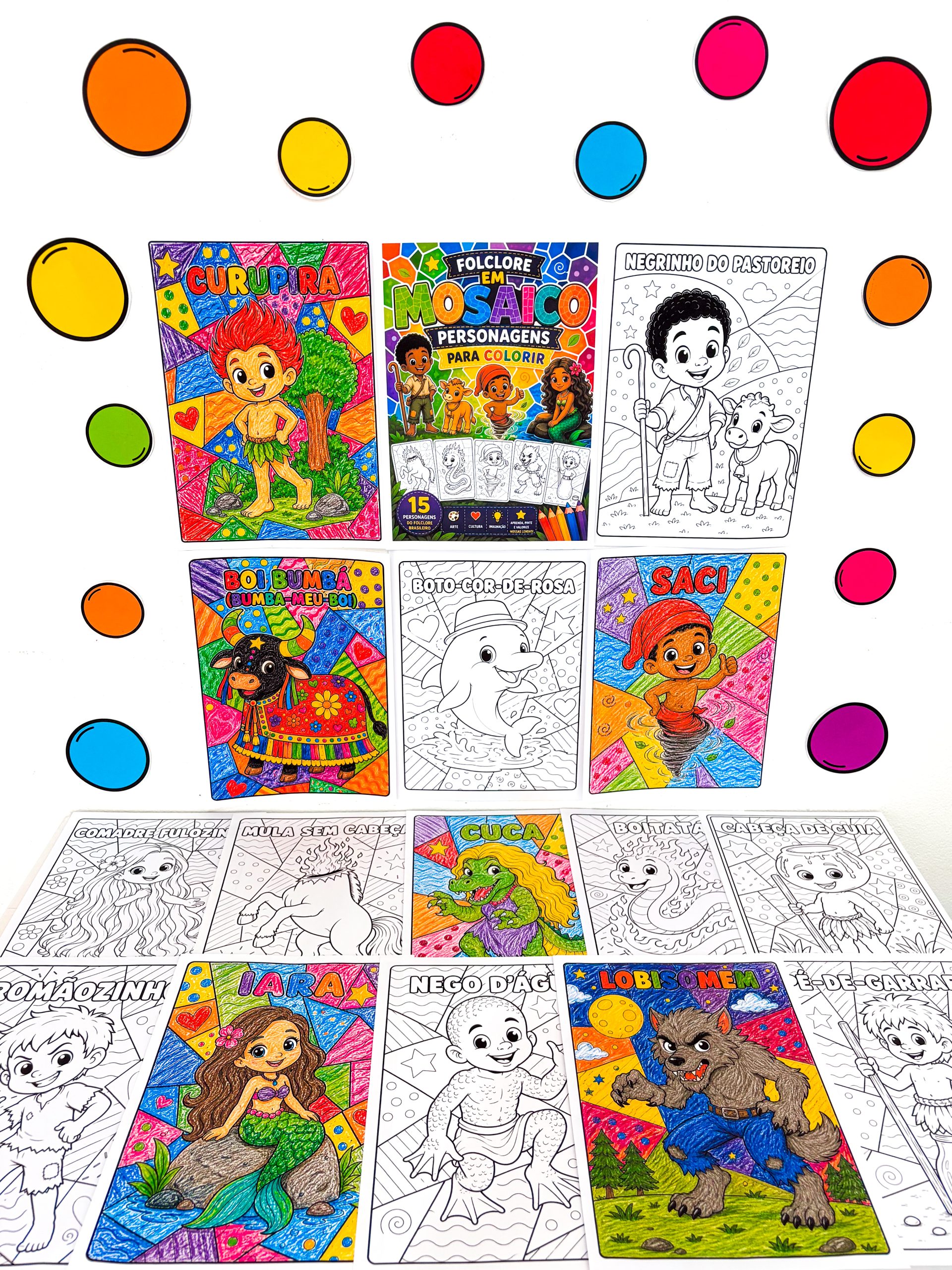 Folclore para colorir - Imagem 7